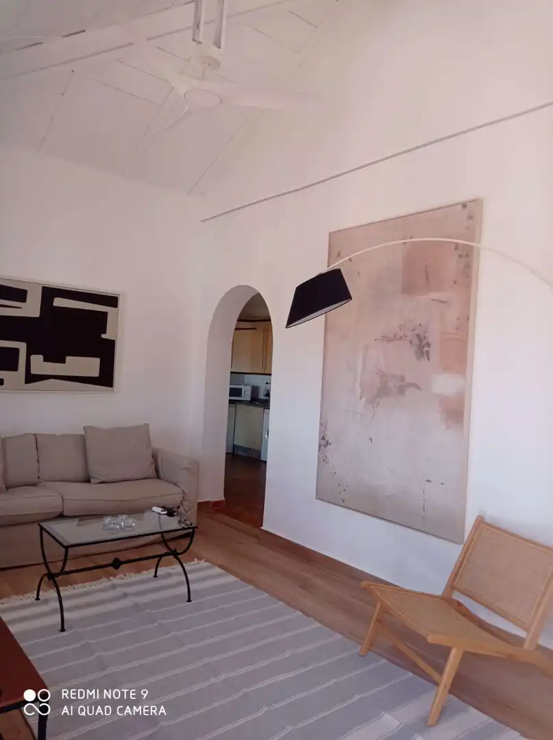 Sala d'estar de Apartament per a compartir en Mijas amb Aire condicionat, Terrassa i Moblat