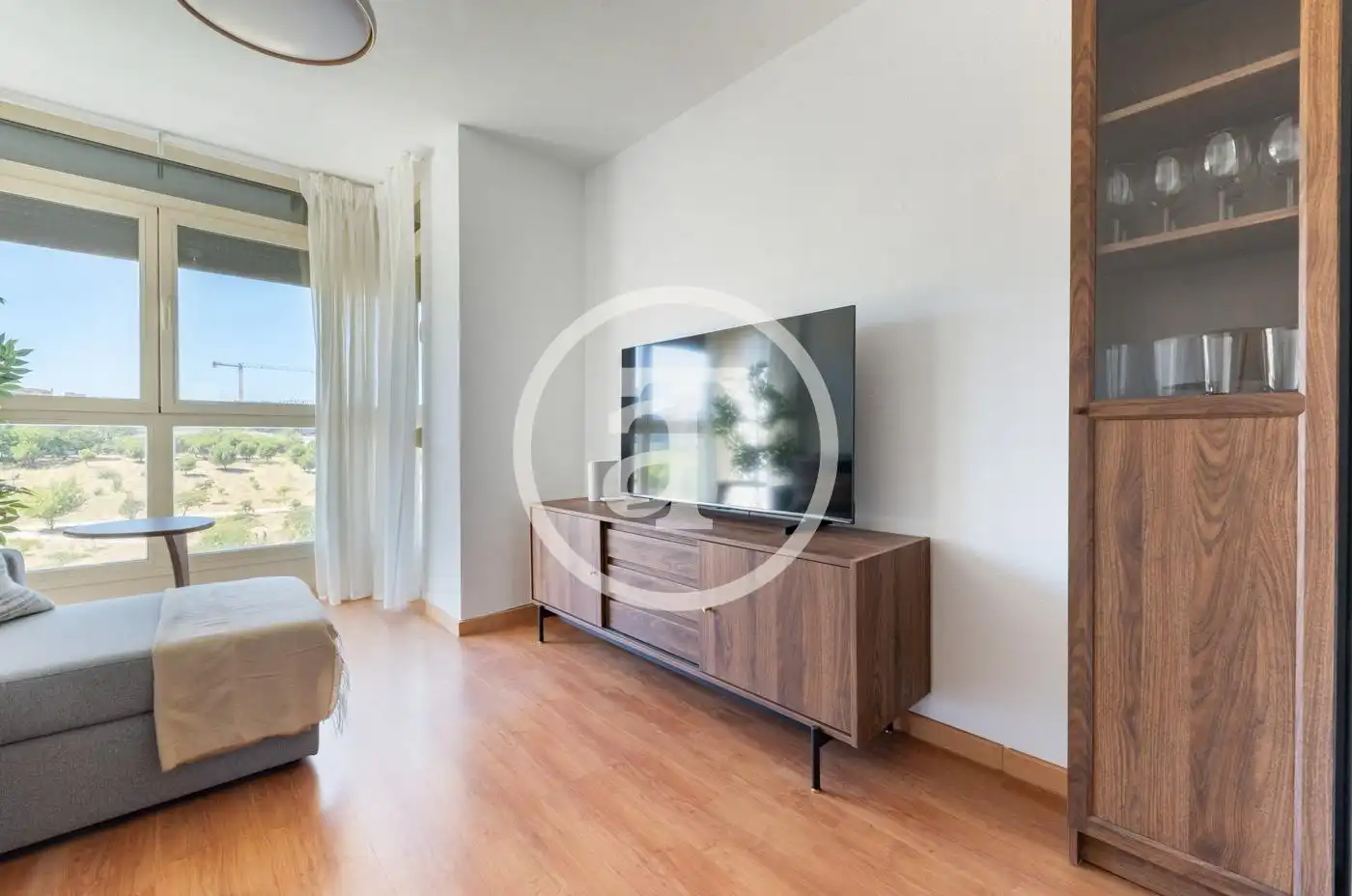 Sala de estar de Piso de alquiler en Madrid con Aire acondicionado, Calefacción y Amueblado