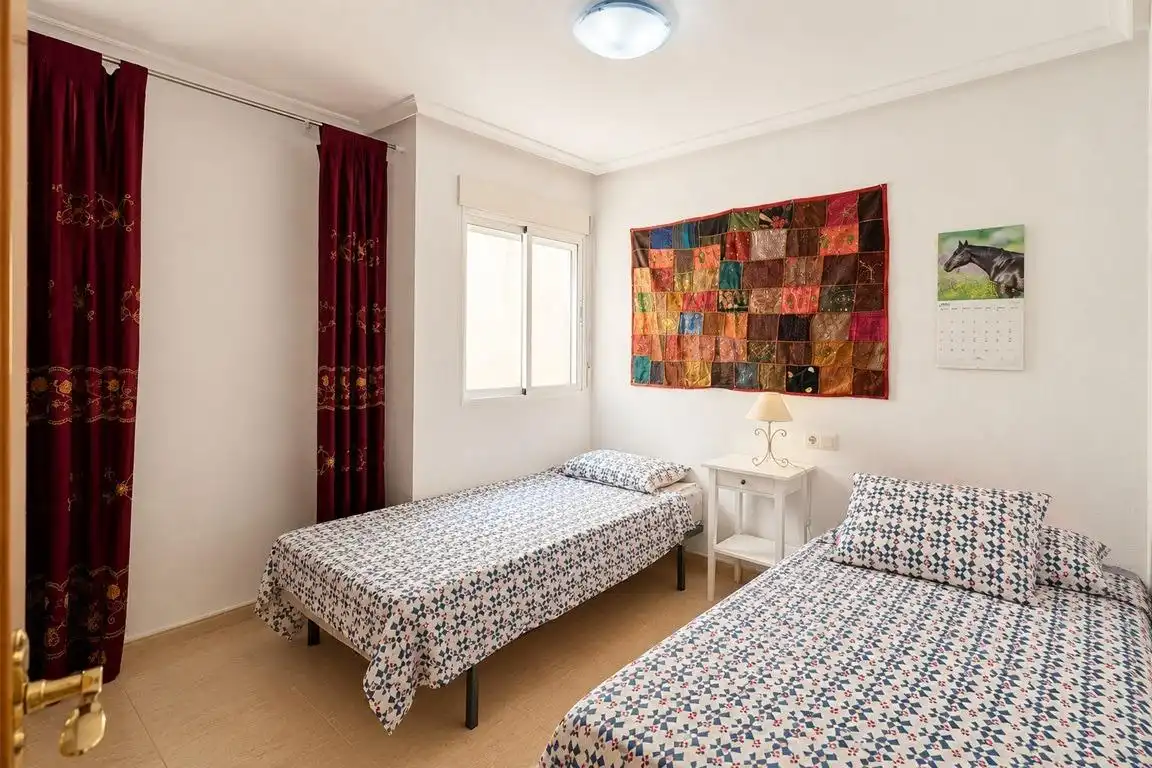 Bedroom of Flat for sale in Almoradí  with Air Conditioner, Terrace and Furnished