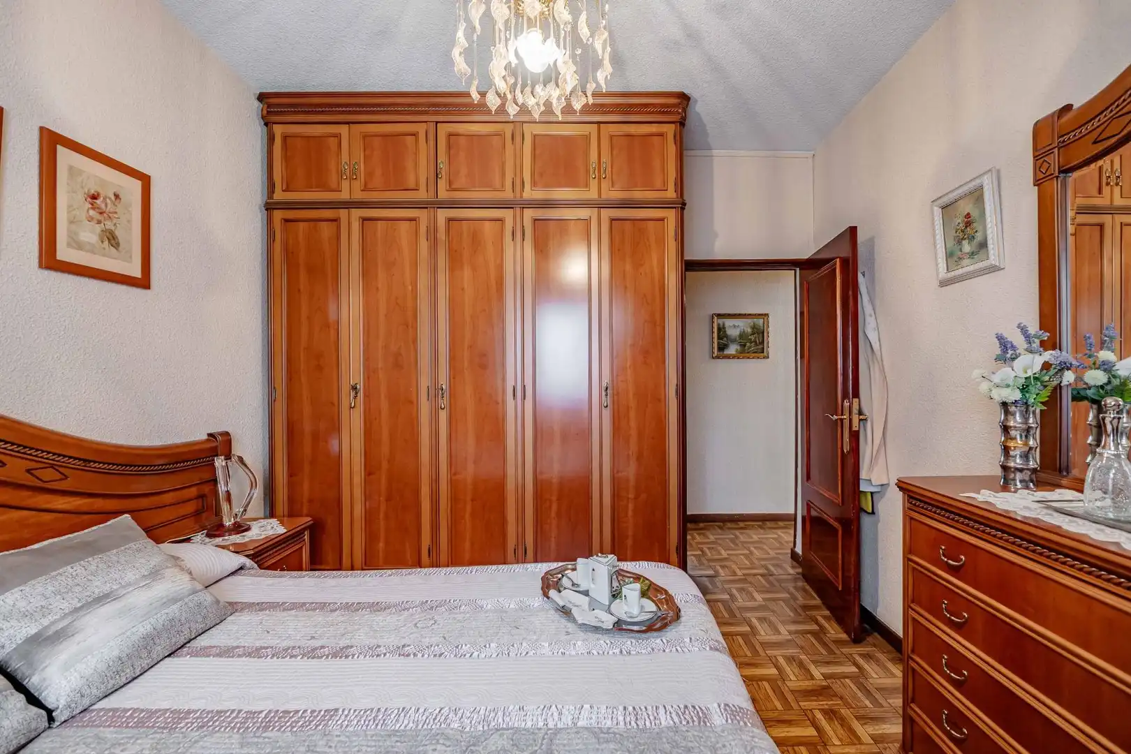Bedroom of Flat for sale in Madrid  with Heating