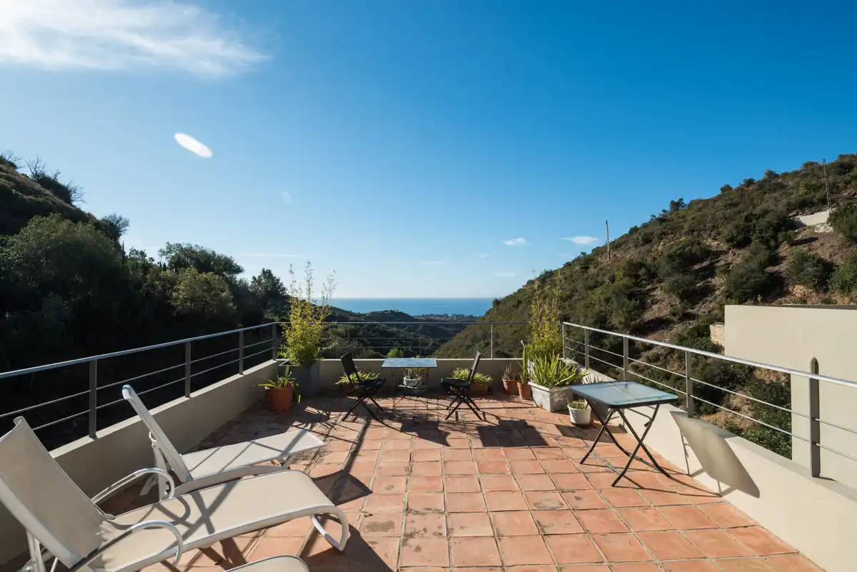 Terrace of Houses for rent in Marbella  with Air Conditioner, Private garden and Terrace