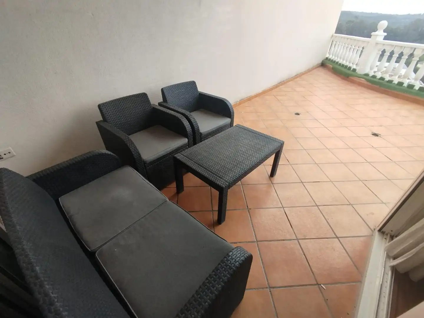 Terrasse von Dachboden zum Verkauf in Guardamar del Segura mit Klimaanlage, Terrasse und Möbliert