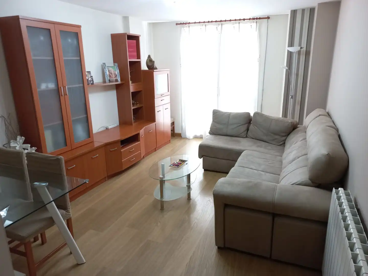 Living room of Flat for rent in  Logroño  with Heating, Parquet flooring and Storage room