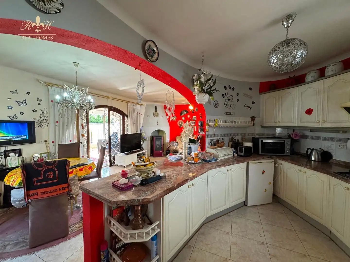 Cocina de Casa o chalet en venta en L'Alfàs del Pi con Trastero, Piscina y Amueblado