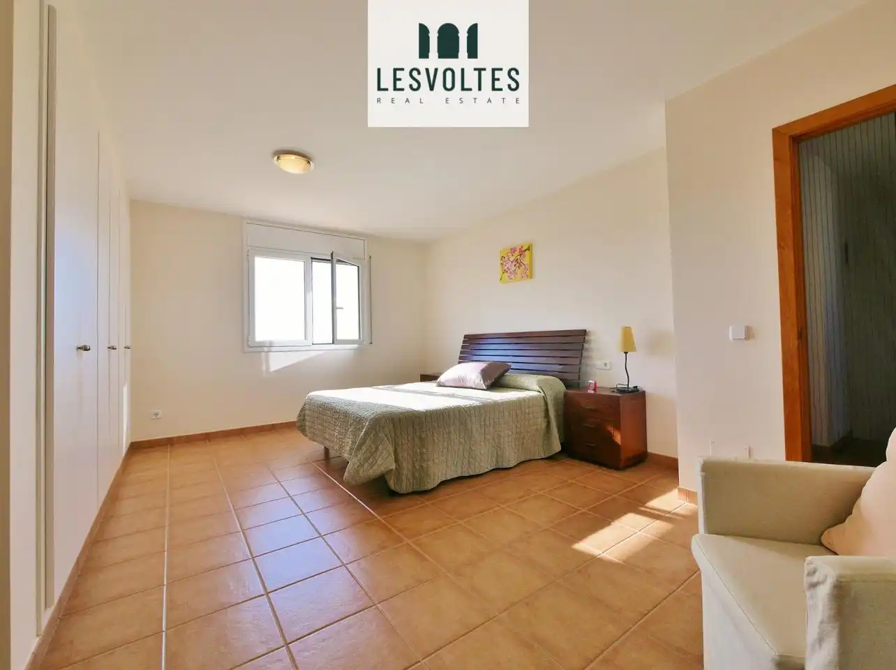Schlafzimmer von Einfamilien-Reihenhaus zum Verkauf in Palafrugell mit Heizung, Privatgarten und Terrasse