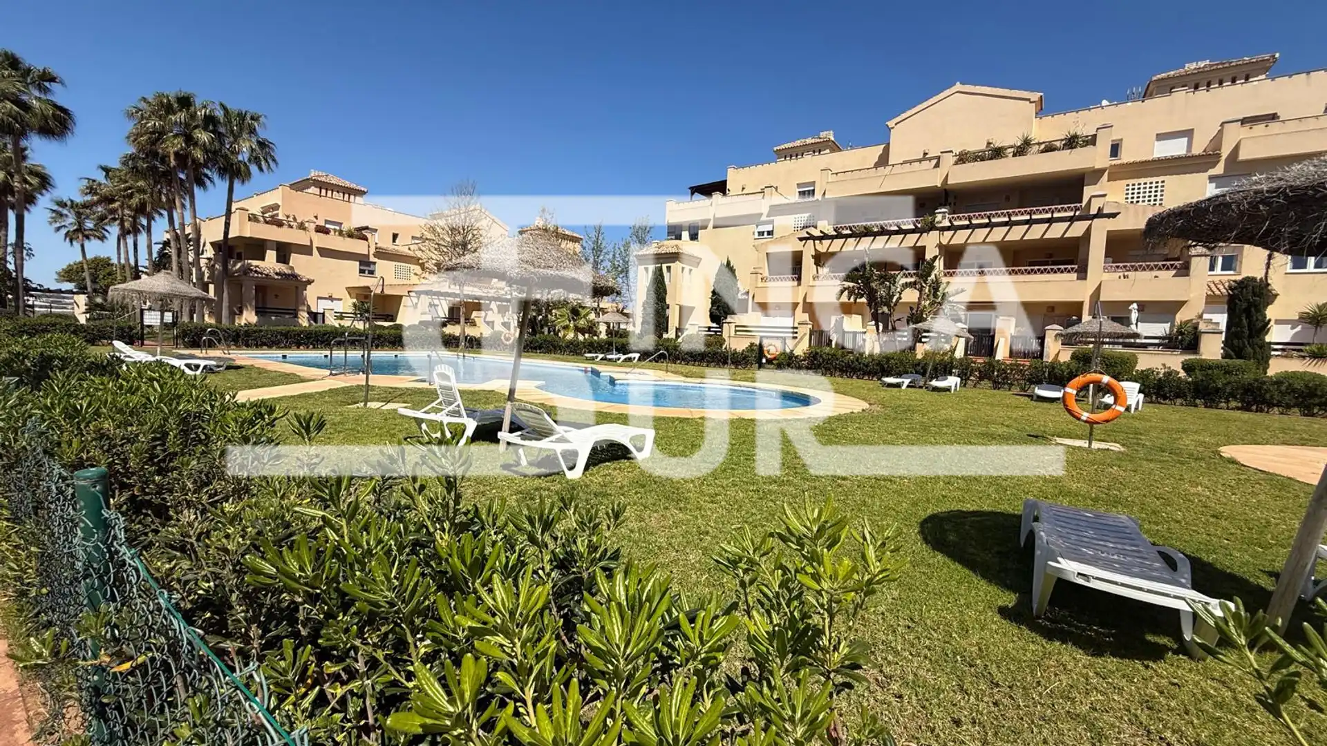 Garden of Flat for sale in Roquetas de Mar  with Air Conditioner, Terrace and Community pool
