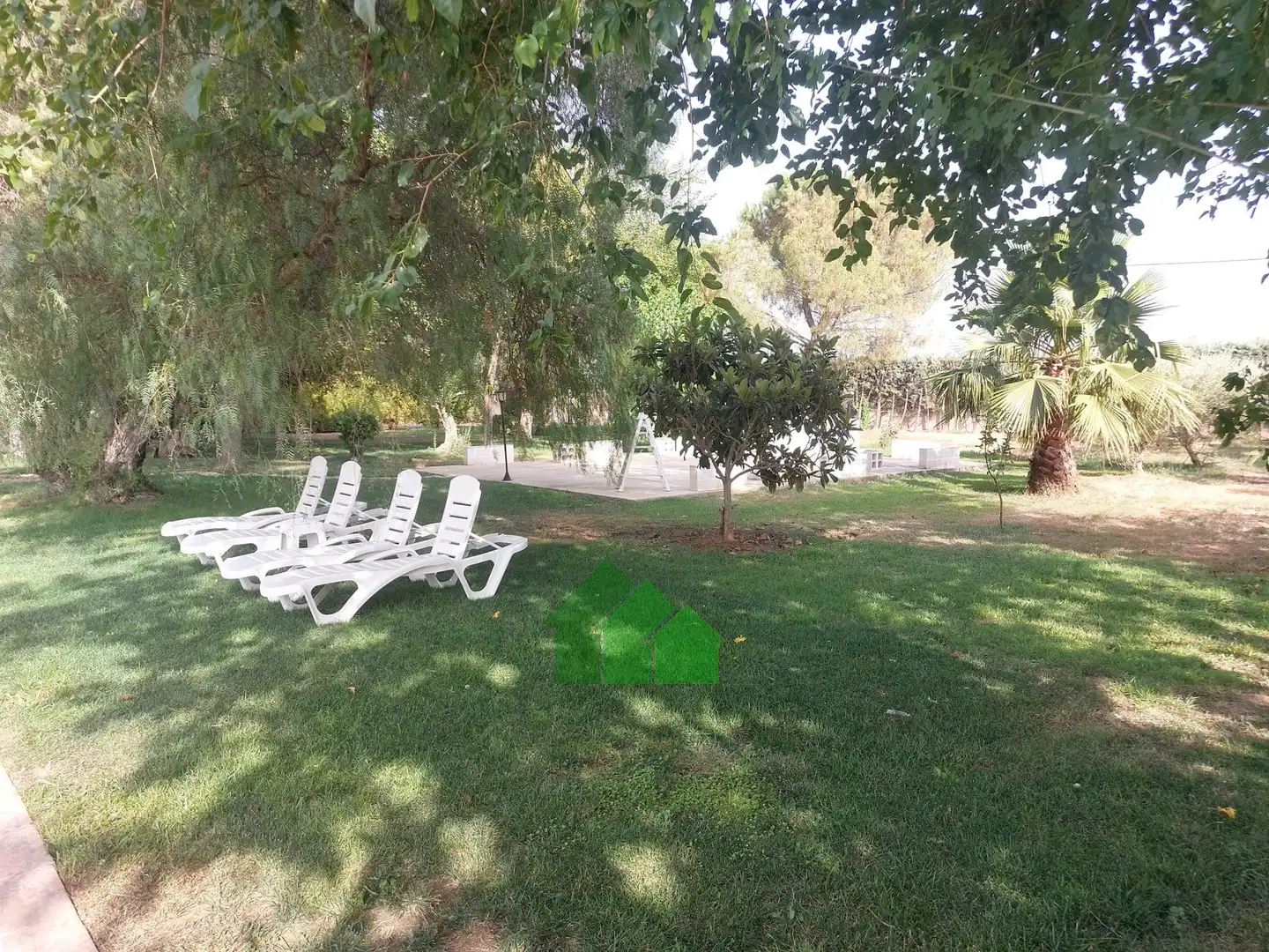 Jardí de Casa o xalet en venda en Torremayor amb Aire condicionat, Traster i Piscina