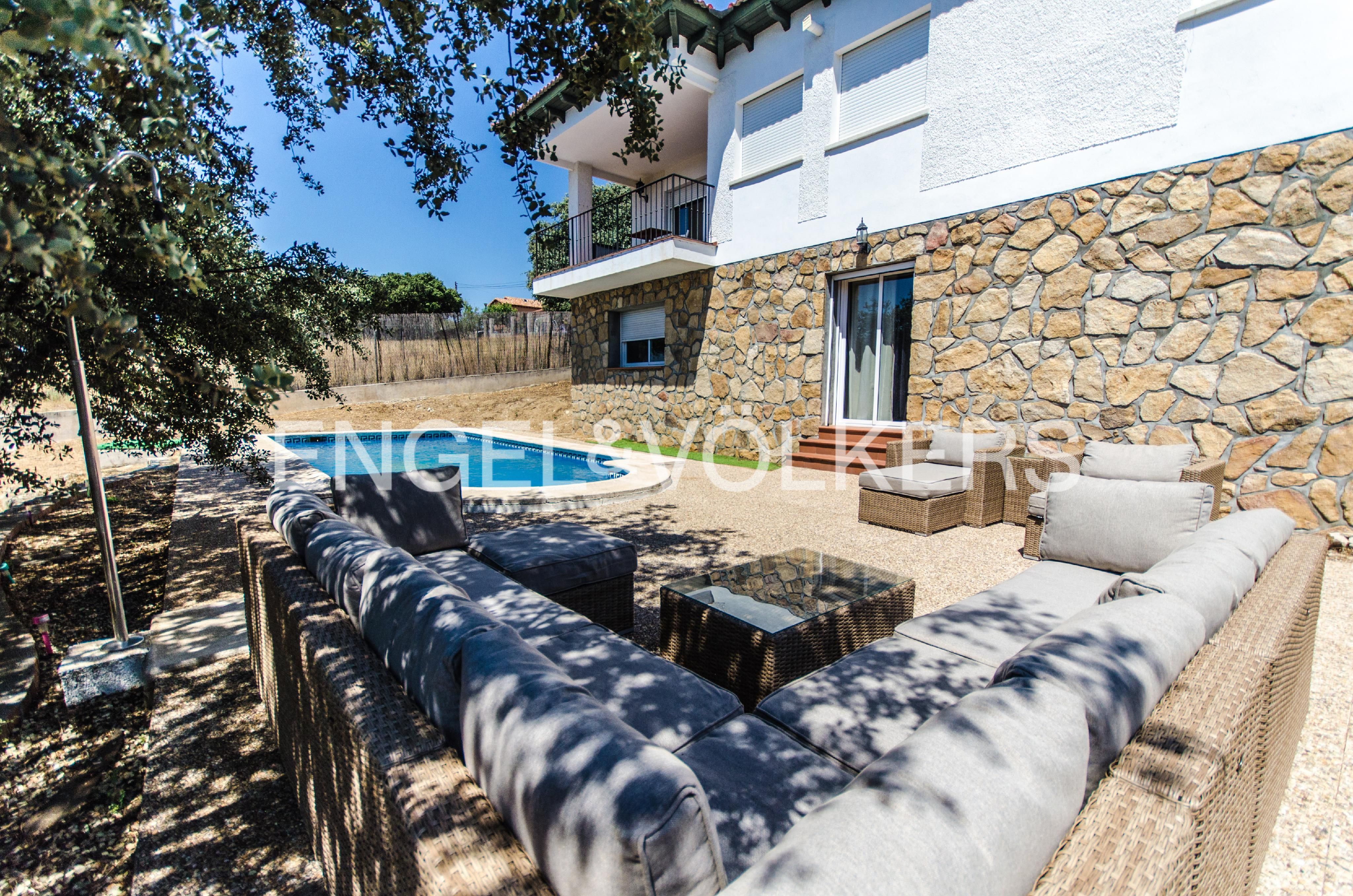 Exterior view of House or chalet to rent in Valdemorillo  with Air Conditioner, Heating and Private garden