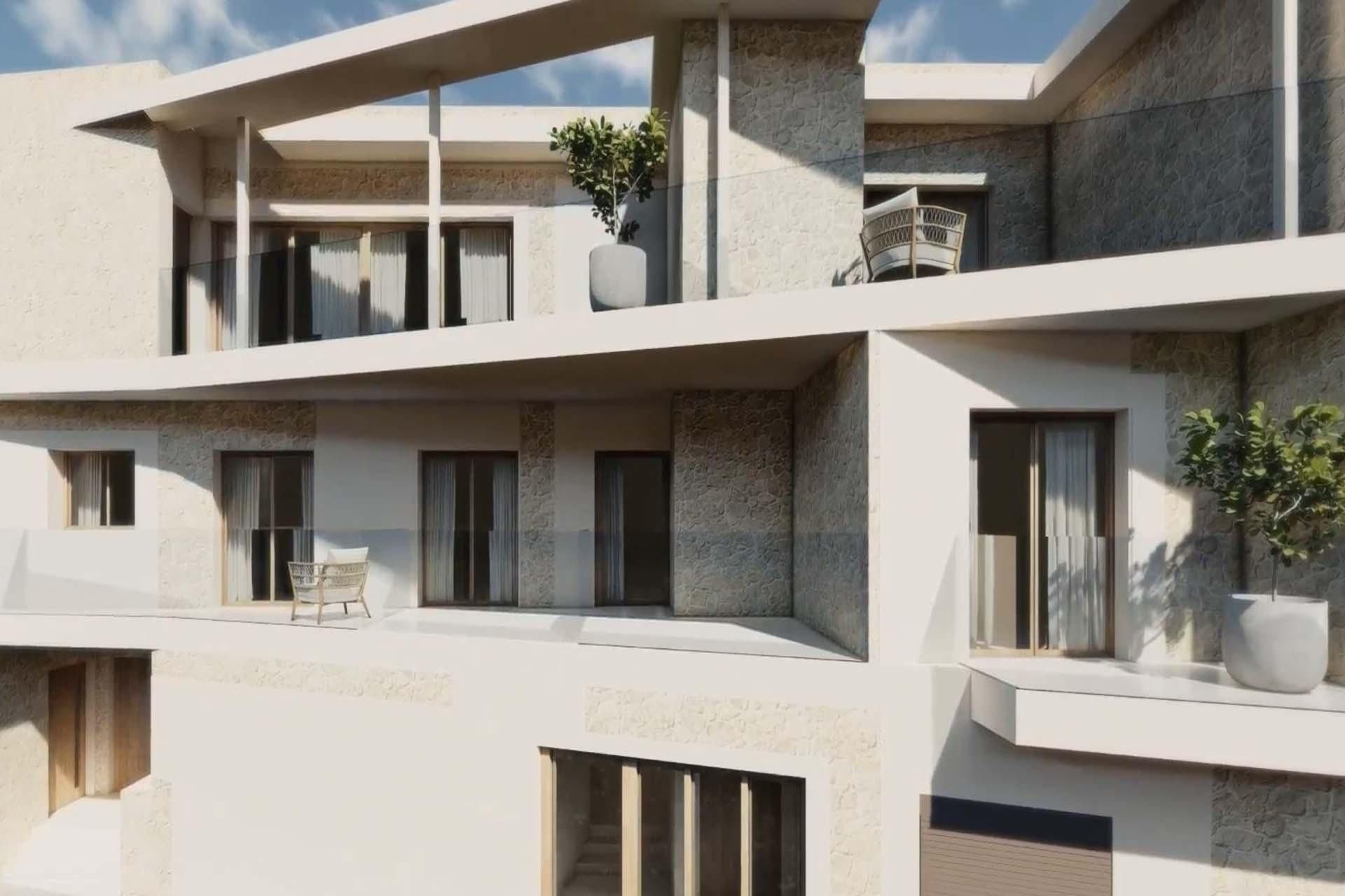 Vista exterior de Dúplex en venda en Lloseta amb Calefacció, Terrassa i Balcó