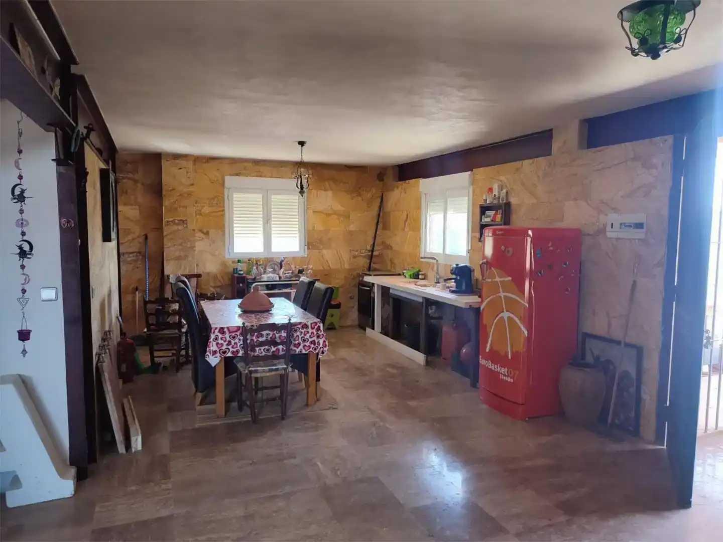 Cuina de Finca rústica en venda en Urrácal amb Jardí privat
