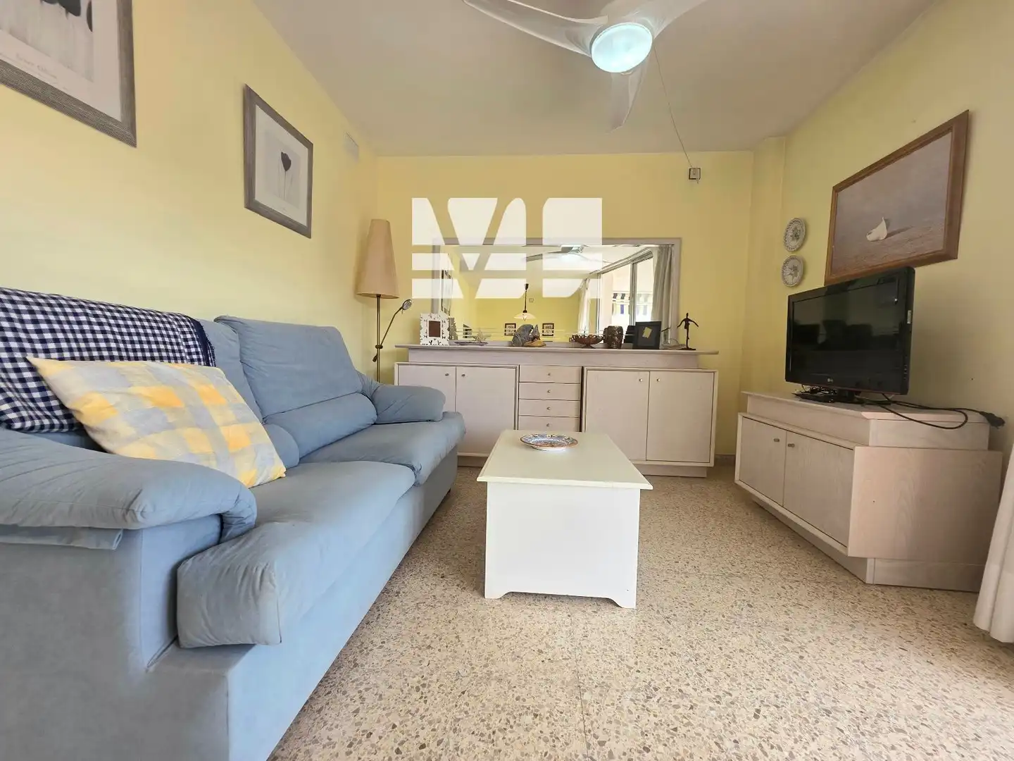 Sala de estar de Piso en venta en Torredembarra con Aire acondicionado, Calefacción y Terraza