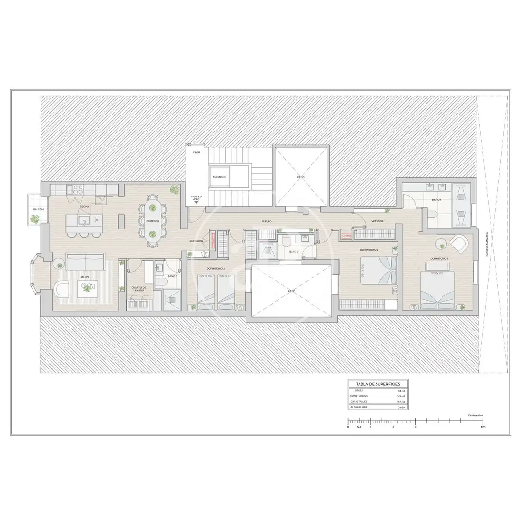 Flat with terrace for sale in C. del Conde de Peñalver, imagen 15