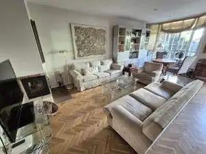Living room of Houses for sale in Madrid  with Air Conditioner, Heating and Private garden