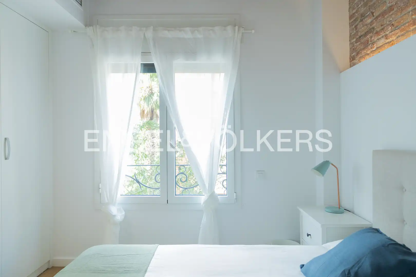 Schlafzimmer von Wohnung zum Verkauf in Barcelona mit Klimaanlage, Heizung und Parkett