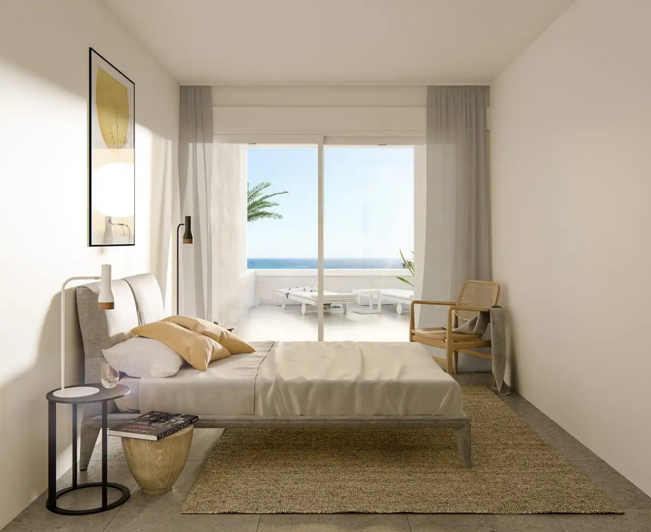 Habitación de Apartamento en venta en Villajoyosa / La Vila Joiosa con Aire acondicionado, Jardín privado y Terraza