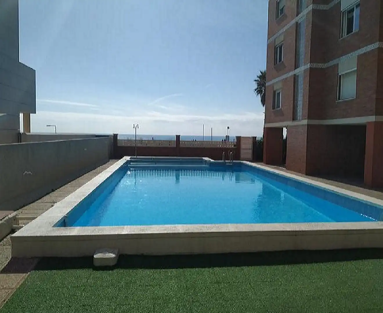 Swimming pool of Apartments for rent in Castelldefels  with Air Conditioner, Heating and Terrace