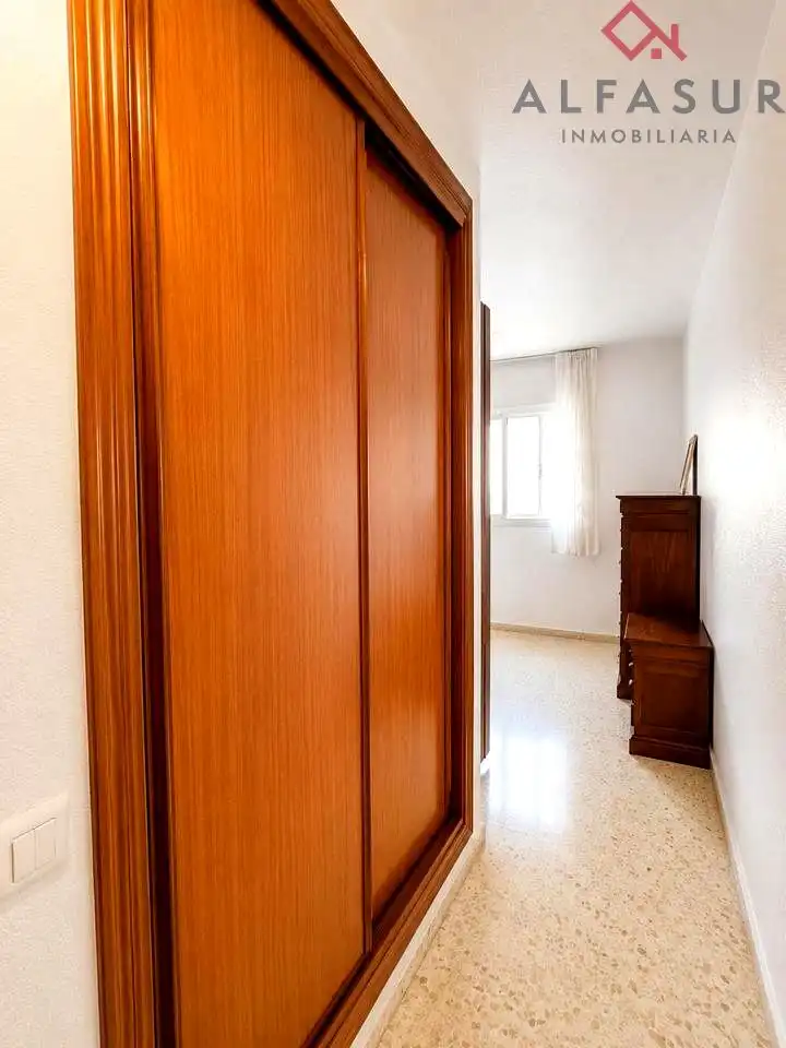 Schlafzimmer von Wohnung zur Miete in Málaga mit Terrasse und Möbliert