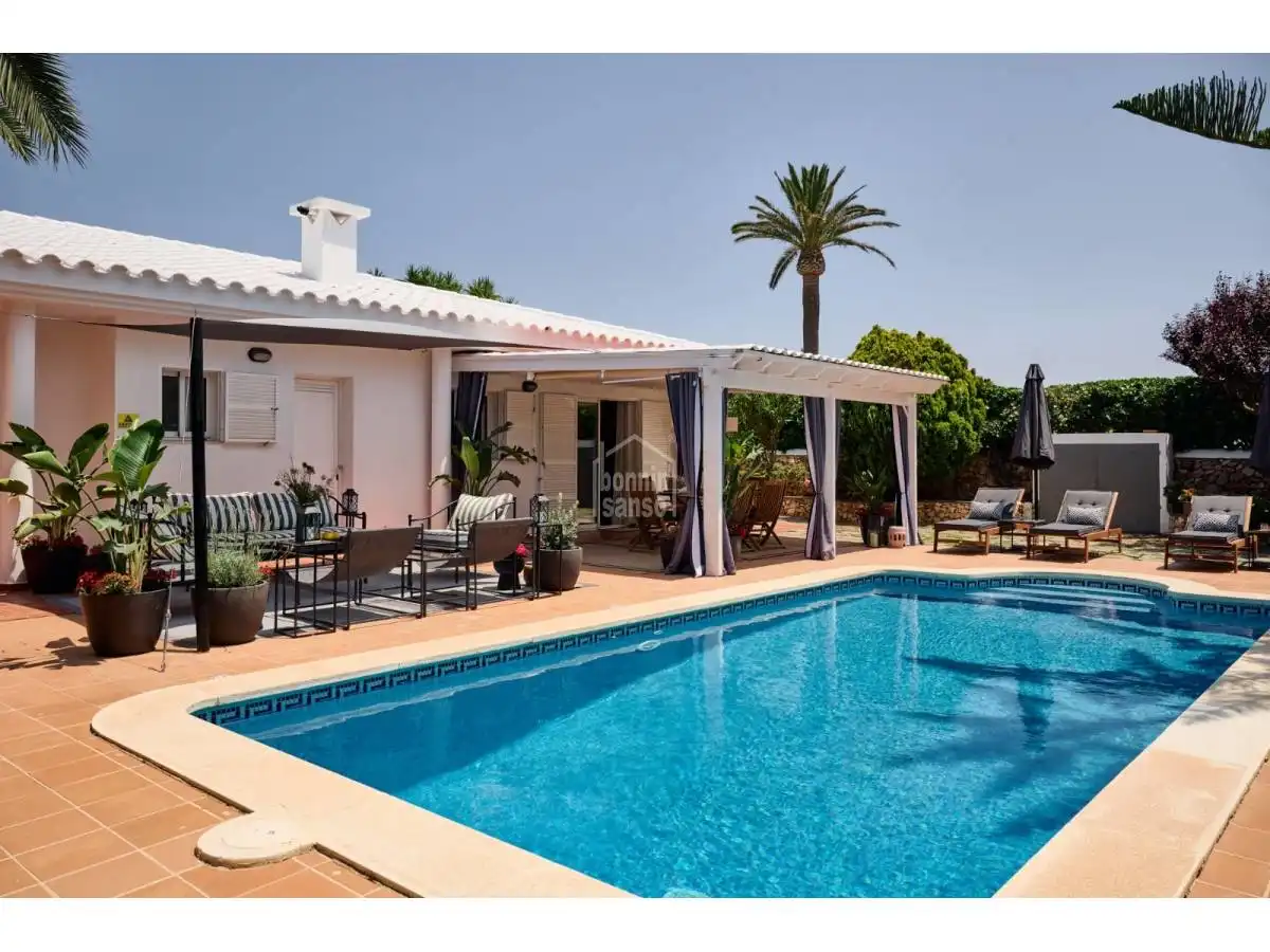 Vista exterior de Casa o chalet en venta en Sant Lluís con Calefacción, Jardín privado y Terraza