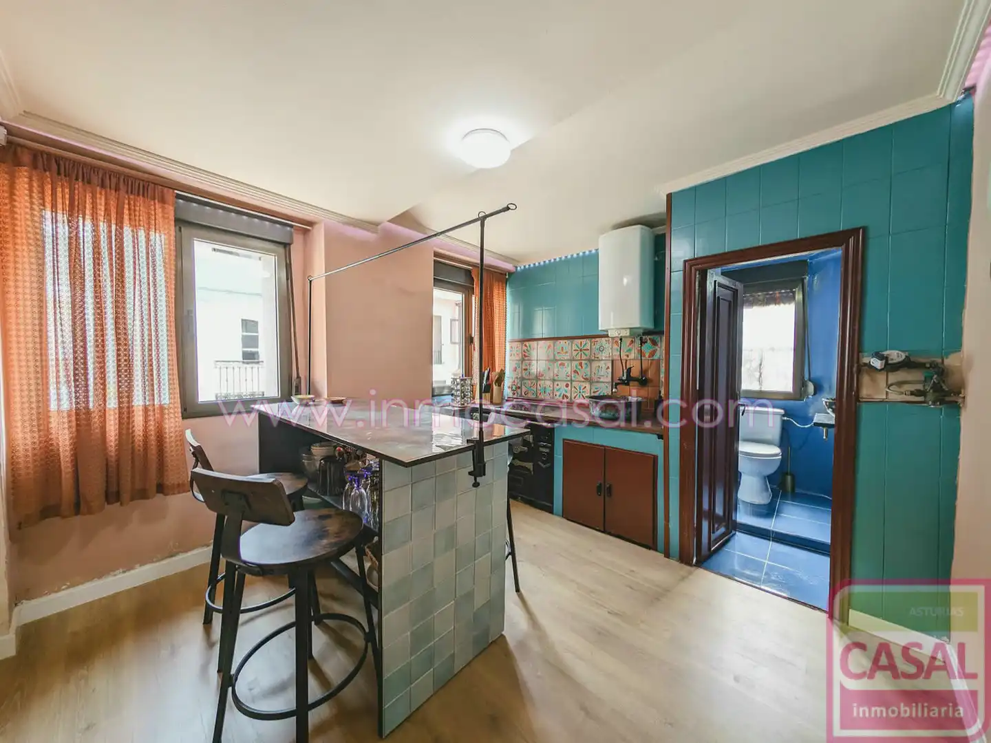 Cocina de Piso en venta en Mieres (Asturias) con Amueblado