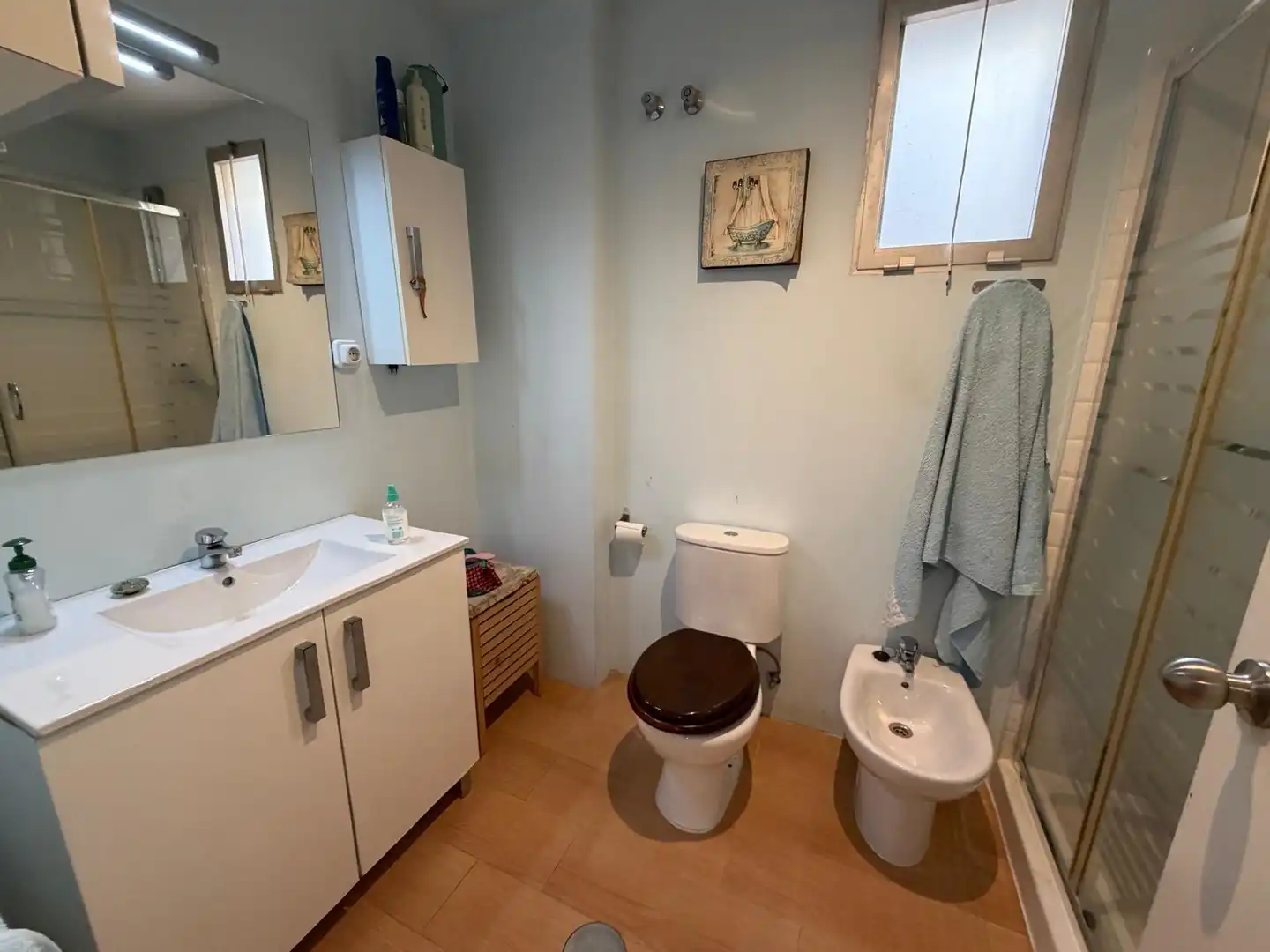Bathroom of Flat for rent in Sevilla  with Air Conditioner, Terrace and Furnished