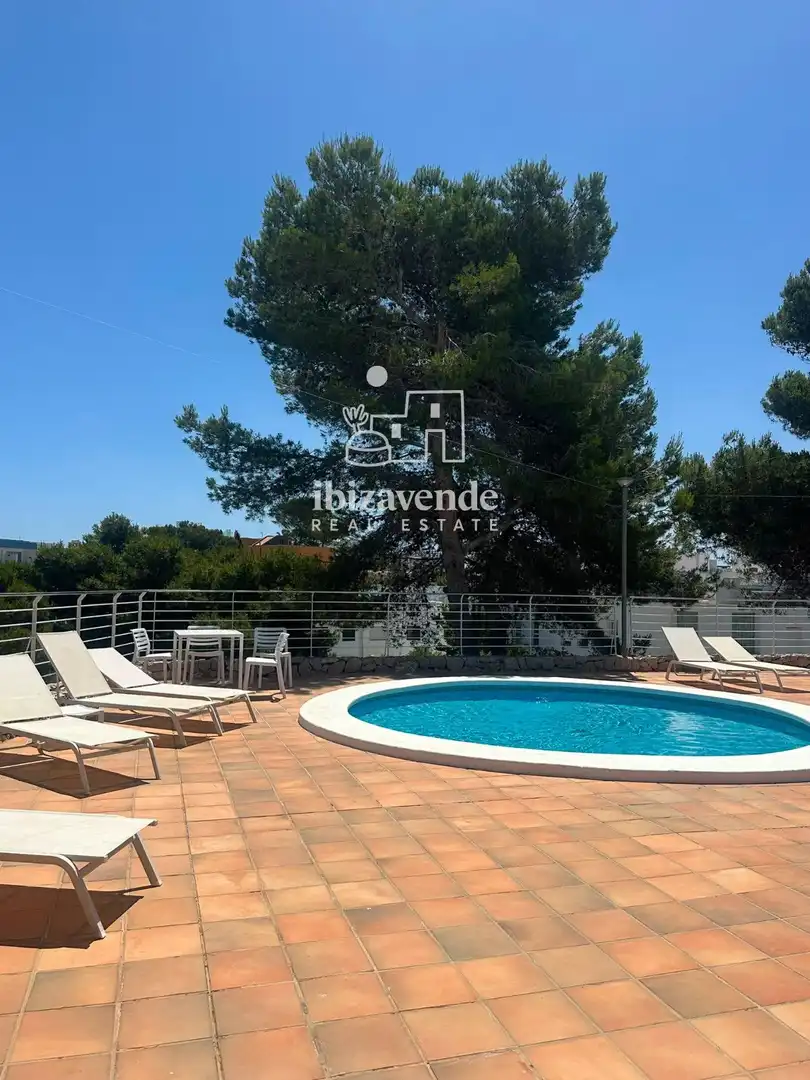 Garden of Flat for rent in Eivissa  with Air Conditioner, Terrace and Swimming Pool