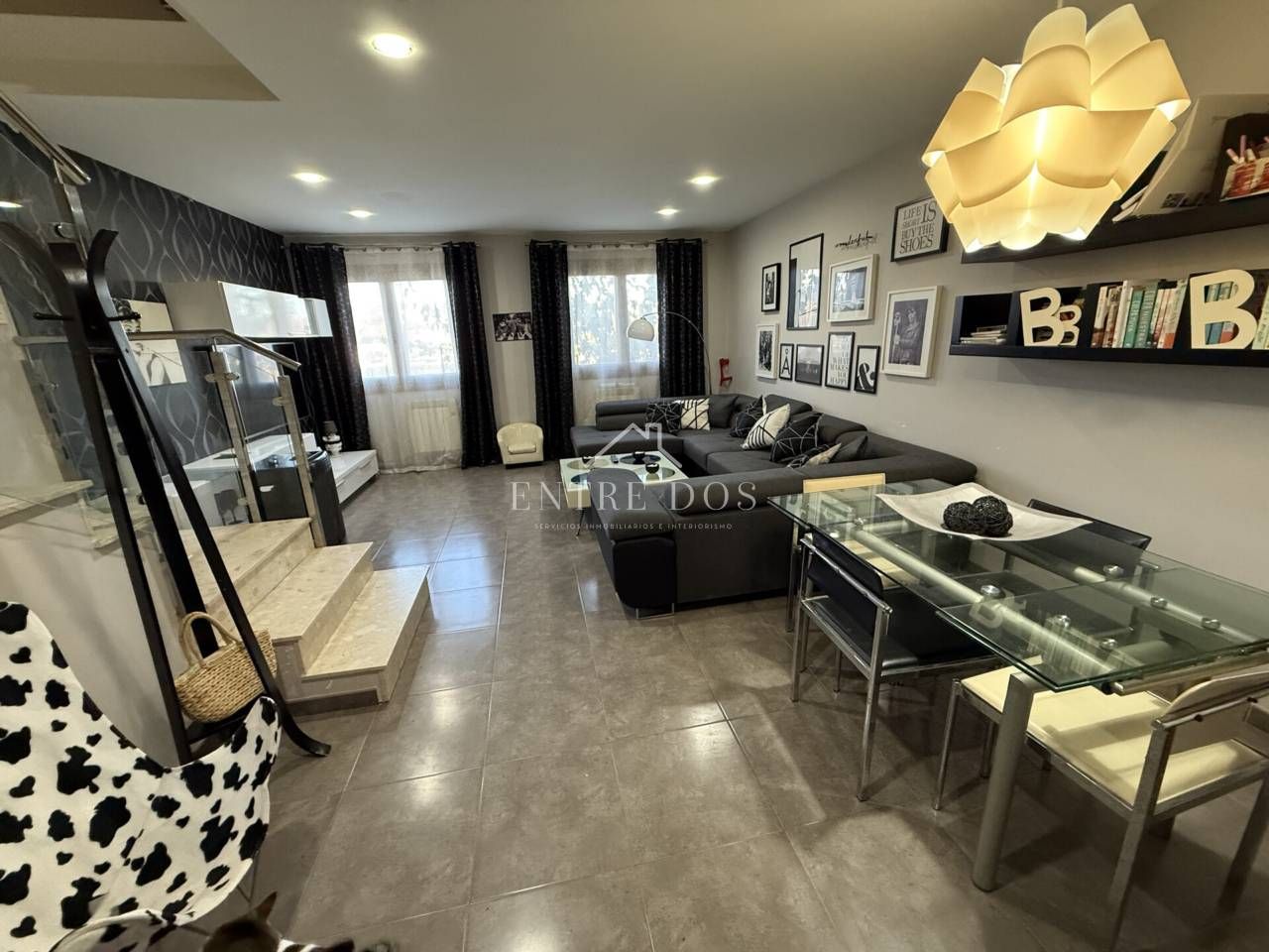 Sala de estar de Casa o chalet en venta en Castellón de la Plana / Castelló de la Plana con Aire acondicionado y Terraza