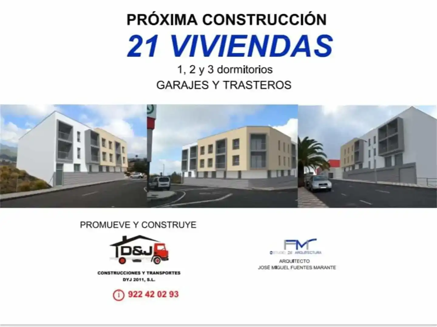 Vista exterior de Apartamento en venta en El Paso con Trastero y Balcón