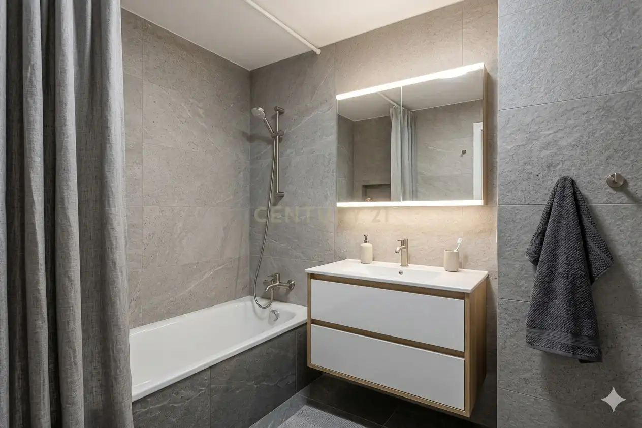 Bany de Apartament en venda en Mataró amb Aire condicionat i Balcó