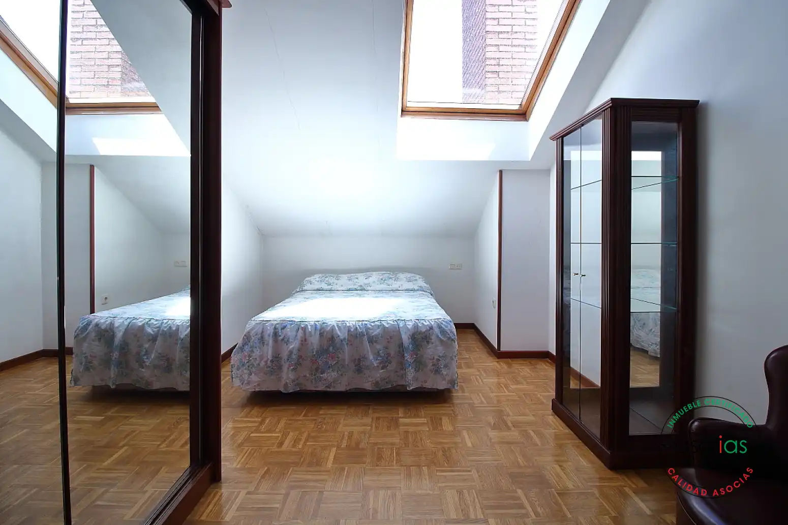 Bedroom of Flat for sale in Gijón   with Heating, Parquet flooring and Storage room