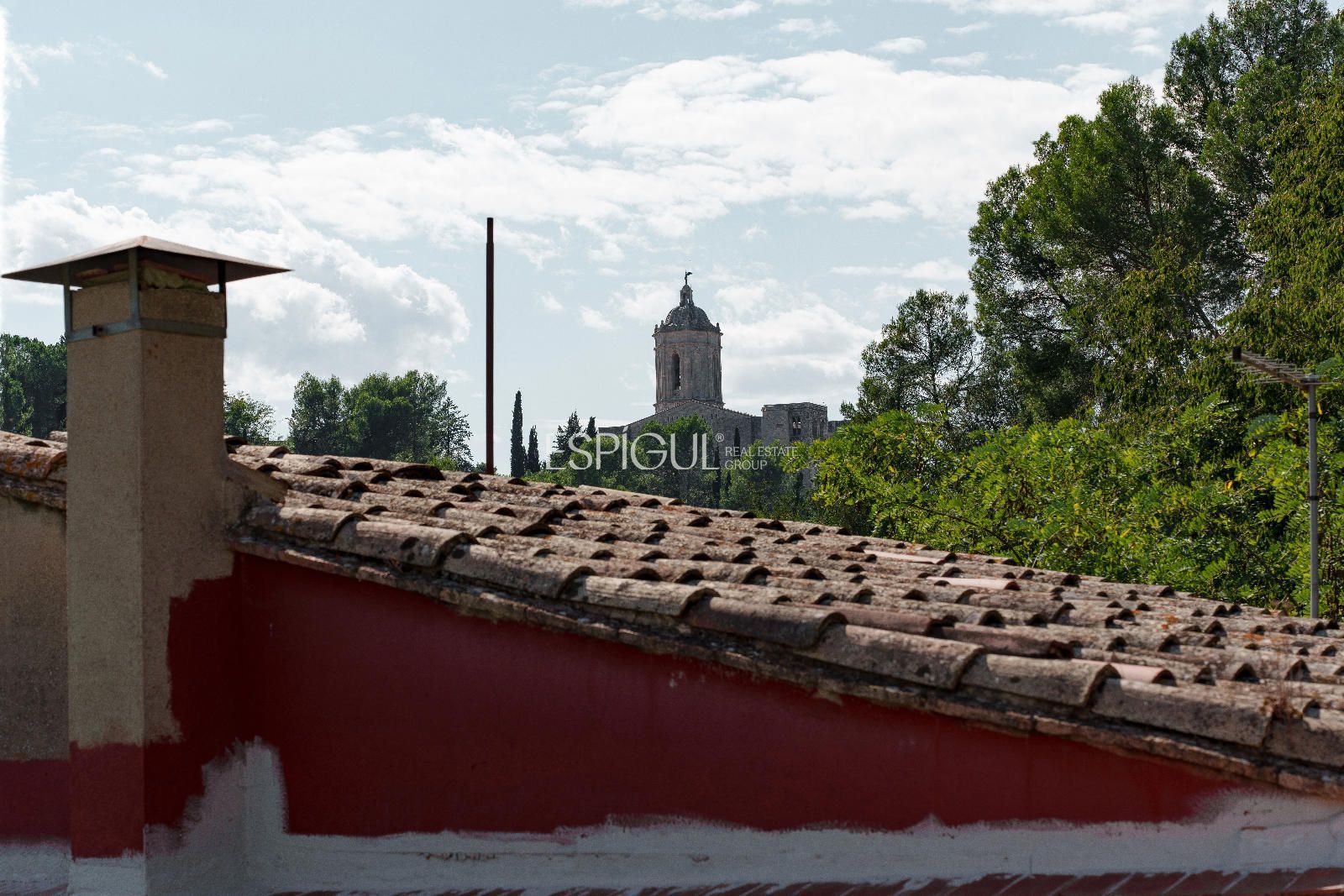 Exterior view of Flat for sale in Girona Capital  with Terrace
