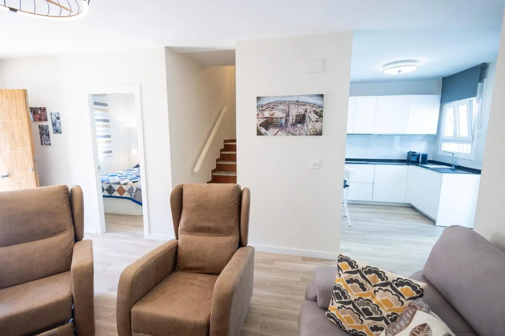 Living room of Detached homes for sale in Chipiona  with Terrace, Furnished and Balcony