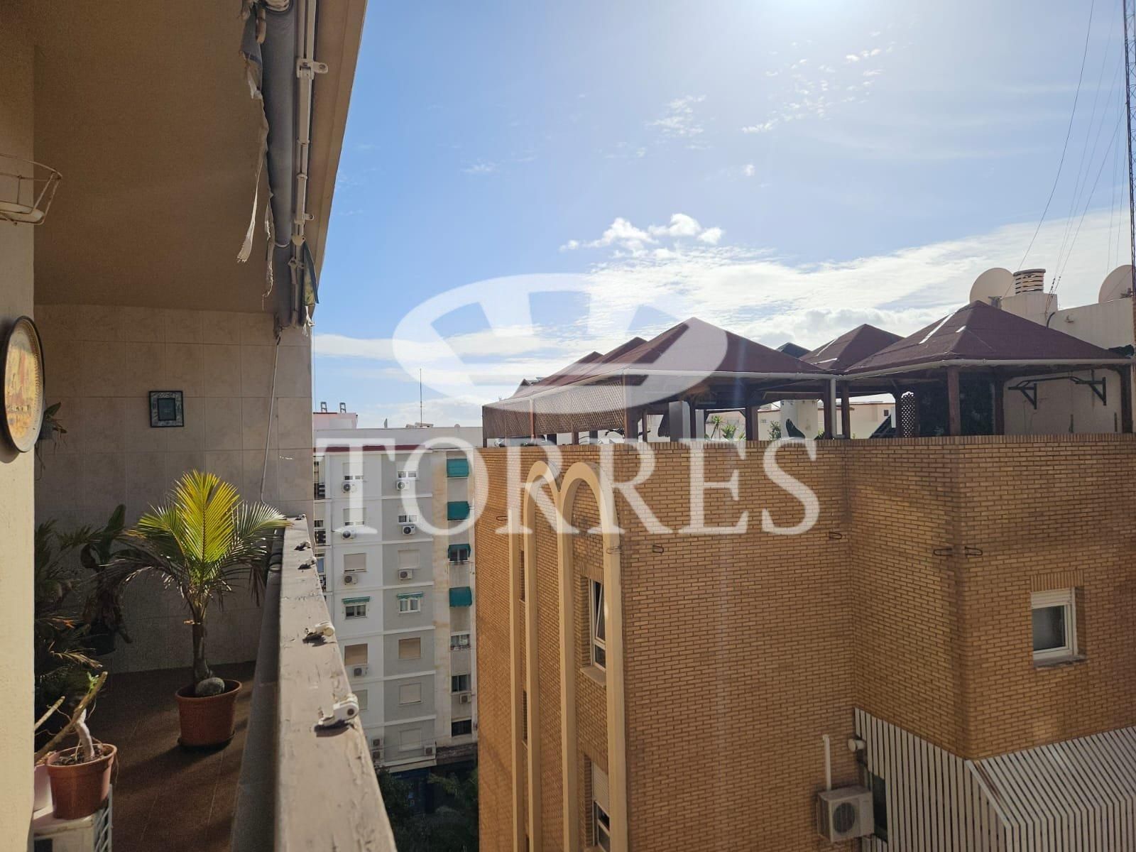 Vista exterior de Pis en venda en Málaga Capital amb Aire condicionat, Terrassa i Balcó