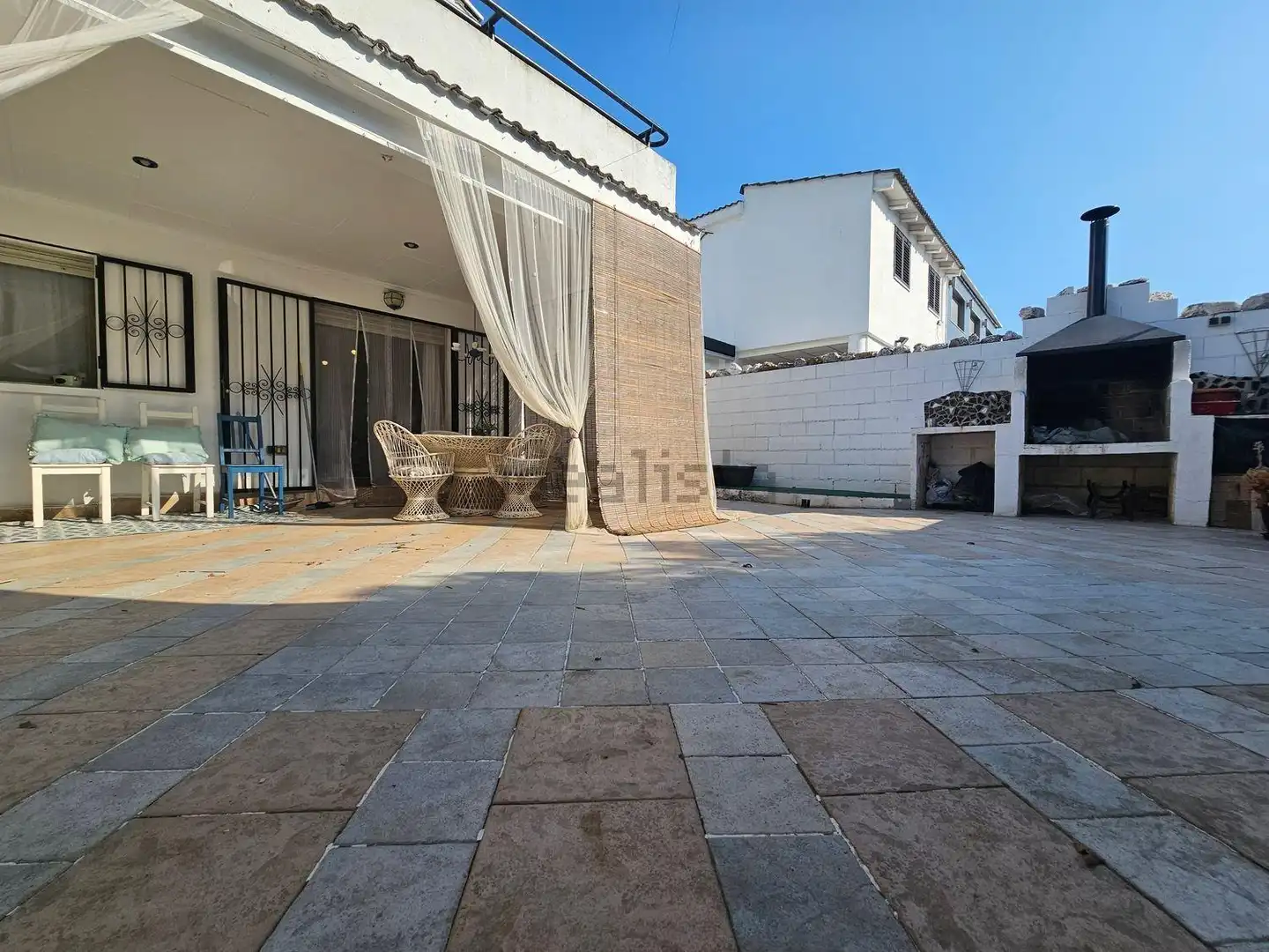 Terrassa de Casa adosada de lloguer en Gandia amb Aire condicionat, Calefacció i Jardí privat