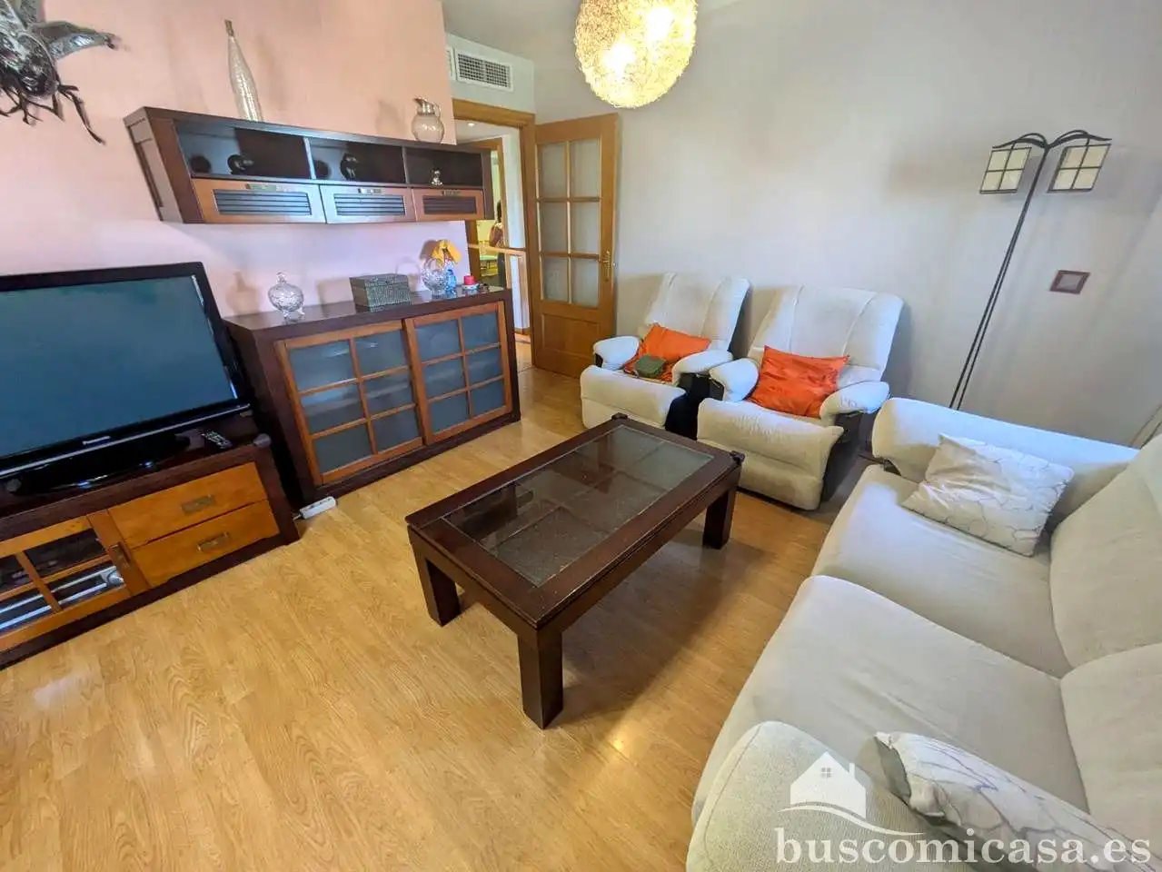 Living room of Flat for rent in Linares  with Air Conditioner and Furnished