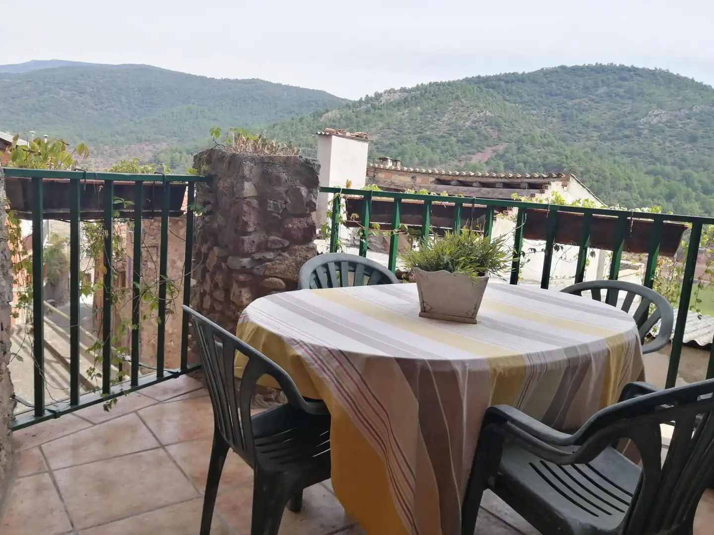 Terrasse von Einfamilien-Reihenhaus zum Verkauf in Les Valls d'Aguilar