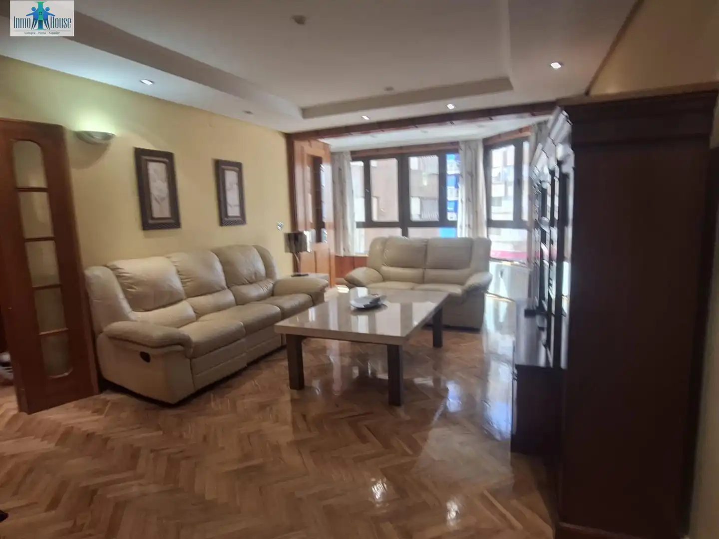 Sala de estar de Piso en venta en Albacete con Aire acondicionado, Calefacción y Parquet