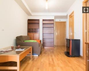 Living room of Flat to rent in  Madrid Capital  with Air Conditioner, Heating and Furnished
