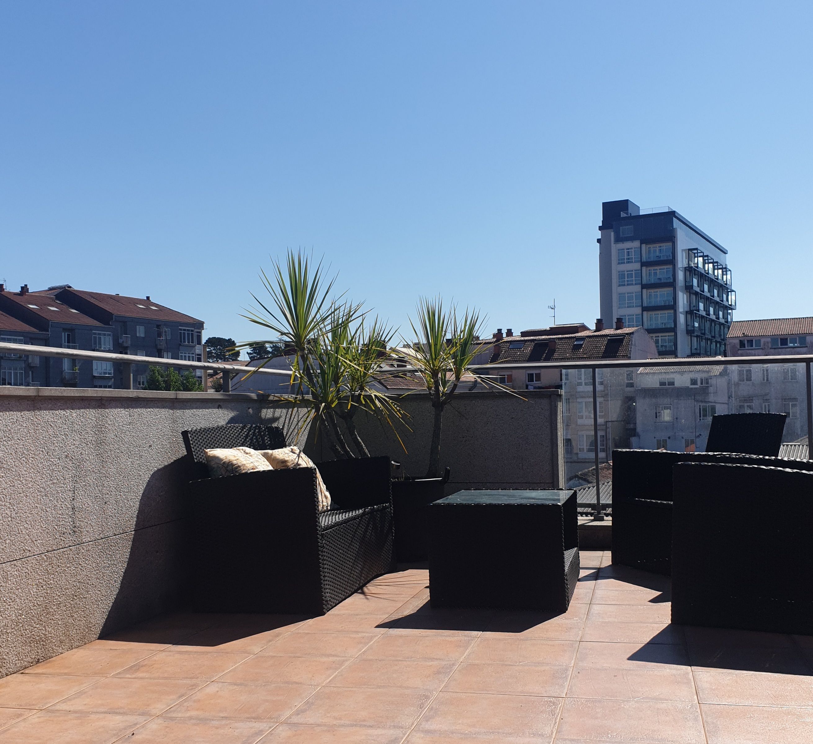 Terrassa de Àtic de lloguer en Santiago de Compostela  amb Calefacció, Parquet i Terrassa