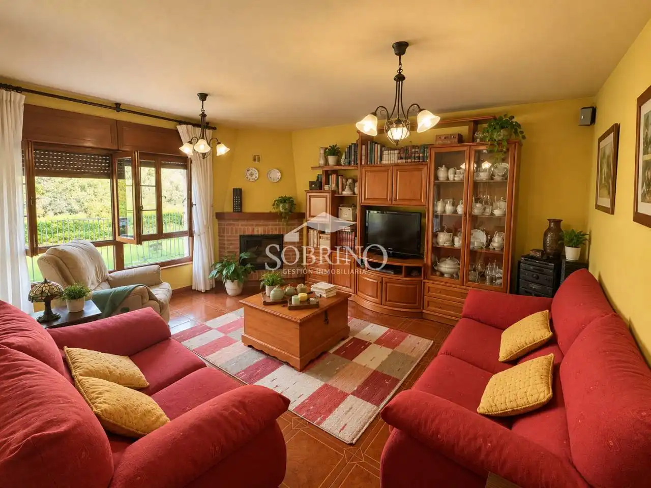 Sala de estar de Casa o chalet en venta en Vibaña - Ardisana - Caldueño