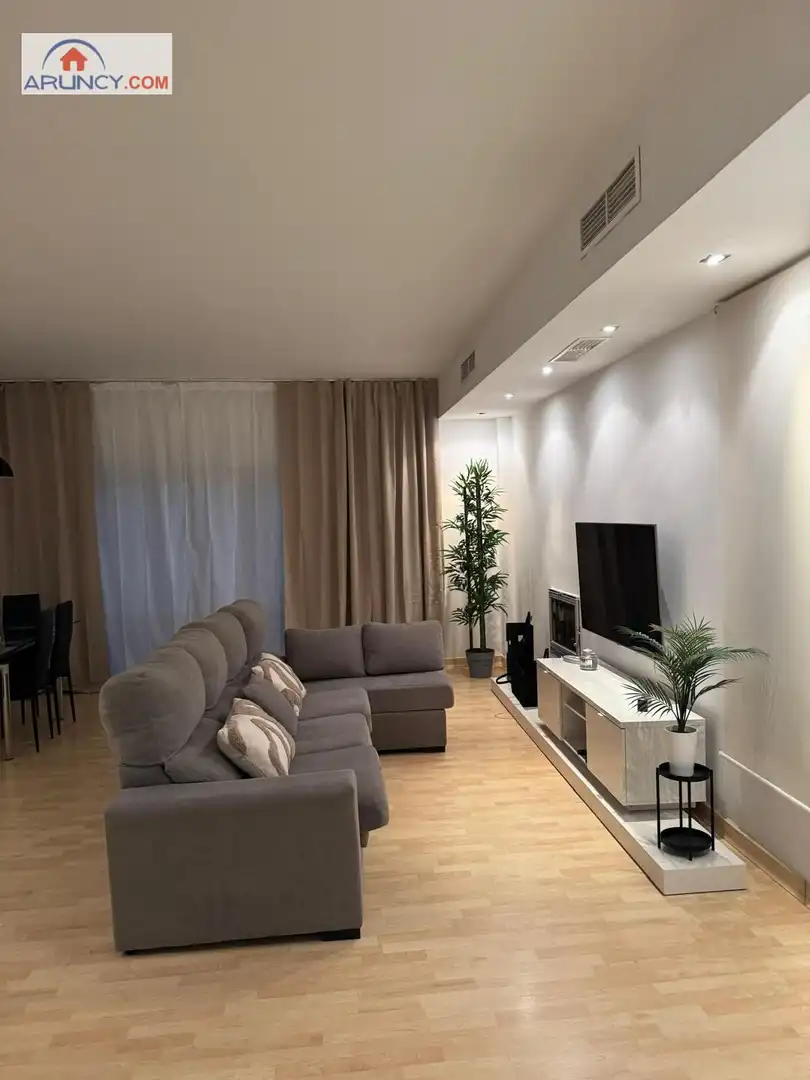 Living room of Houses for rent in Montequinto  with Air Conditioner, Parquet flooring and Terrace