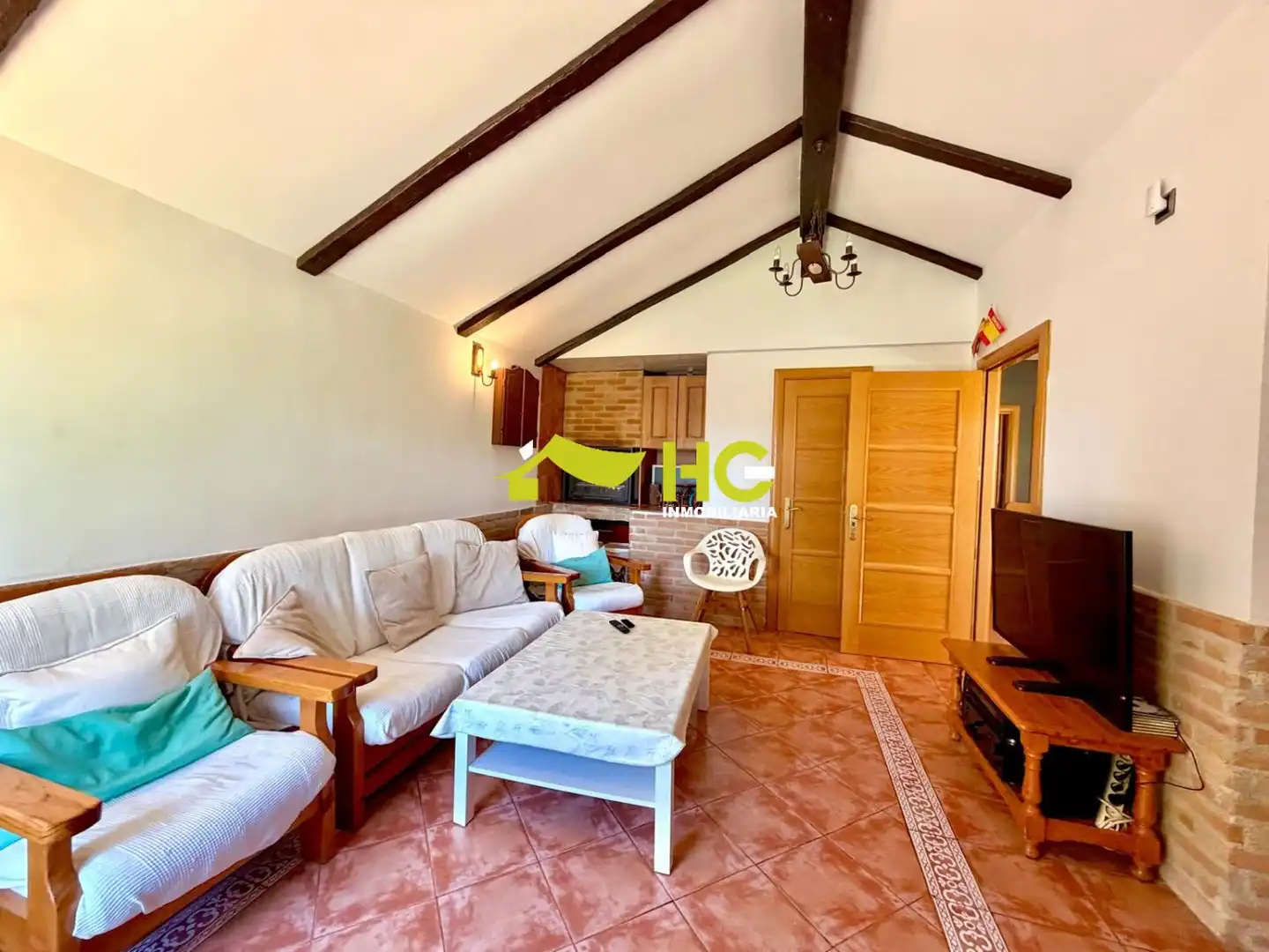 Sala de estar de Casa o chalet en venta en Villaviciosa de Odón con Aire acondicionado, Calefacción y Jardín privado