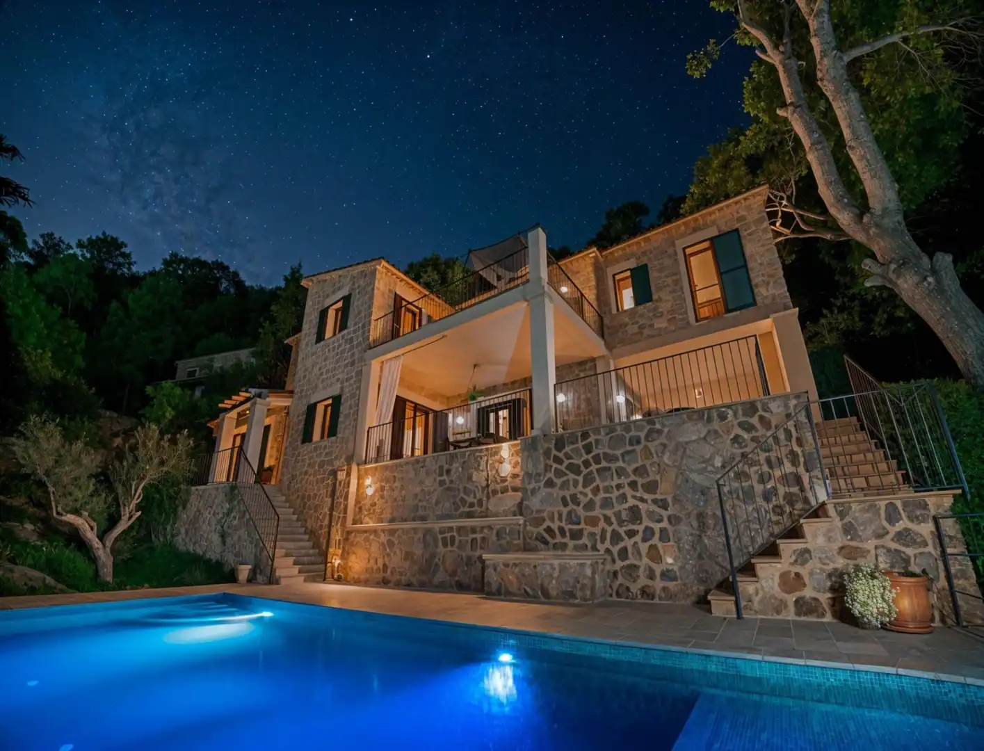 Exterior view of Houses for sale in Deià  with Air Conditioner, Heating and Private garden