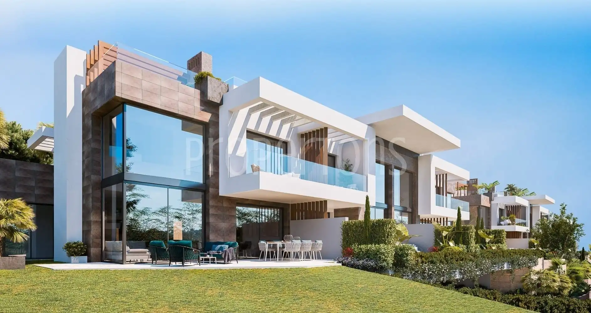 Exterior view of Detached homes for sale in Marbella