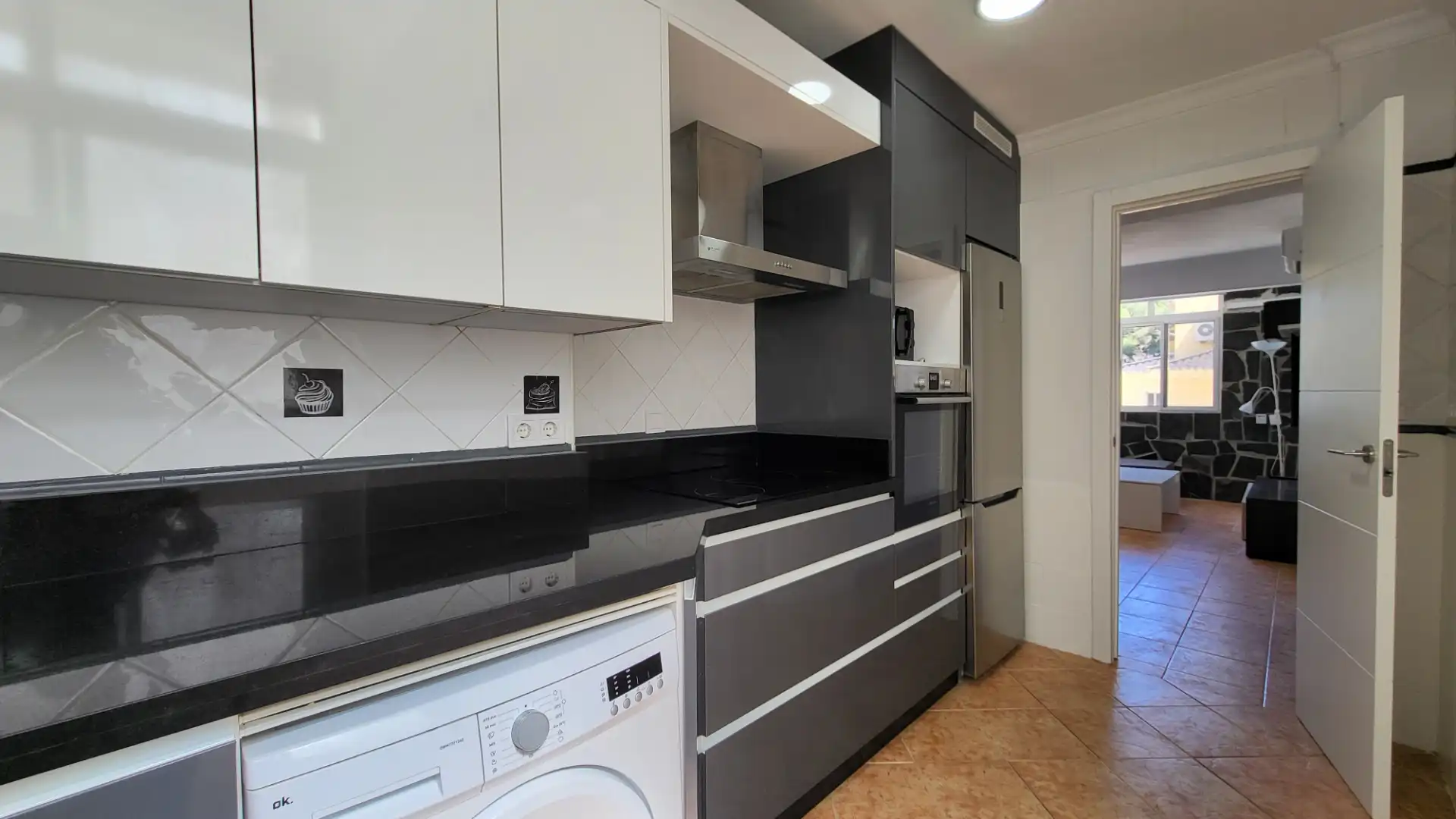 Kitchen of Flat for sale in Málaga  with Air Conditioner