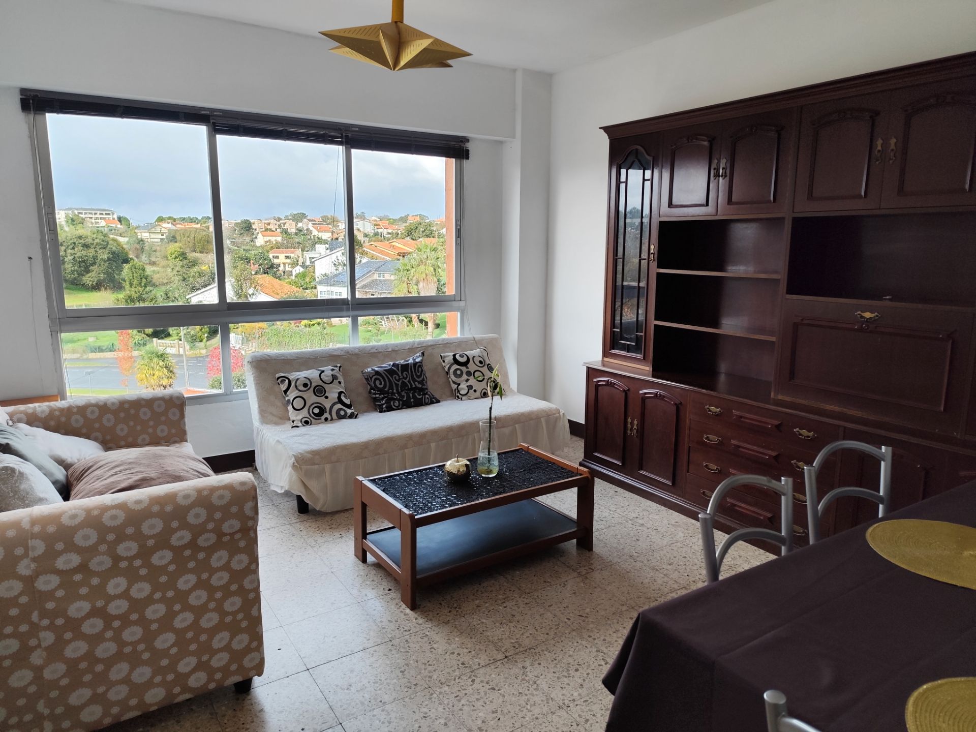 Living room of Flat for sale in Oleiros  with Furnished