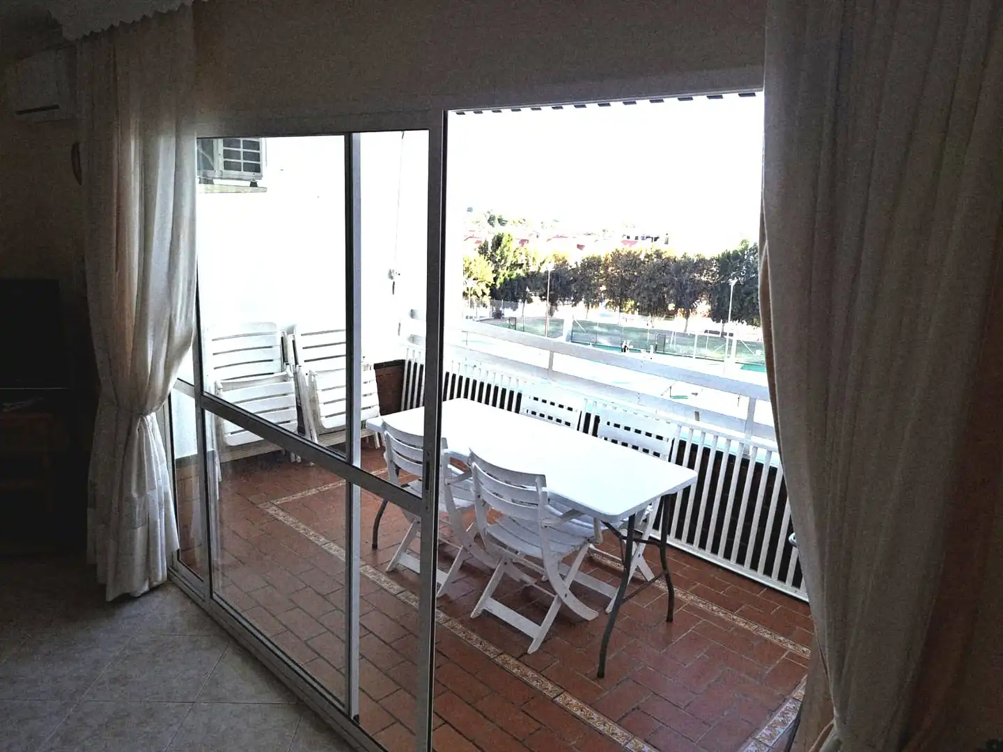 Terrasse von Wohnung zur Miete in El Puerto de Santa María mit Klimaanlage, Terrasse und Möbliert