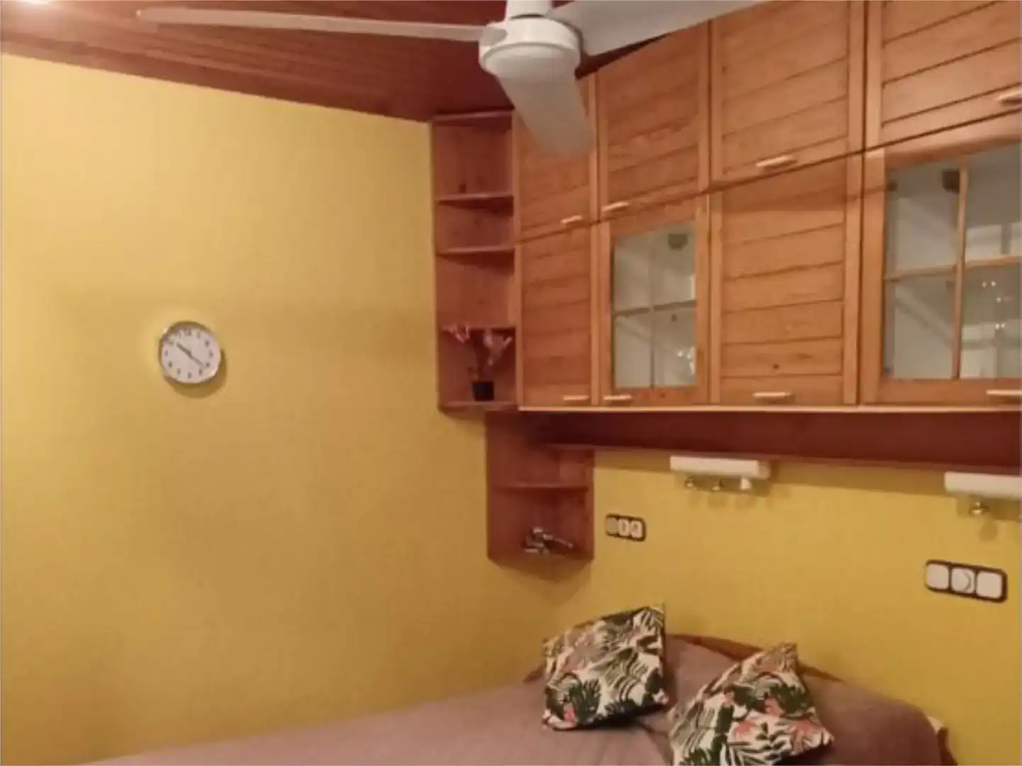 Schlafzimmer von Maisonette zur Miete in Empuriabrava mit Klimaanlage und Balkon