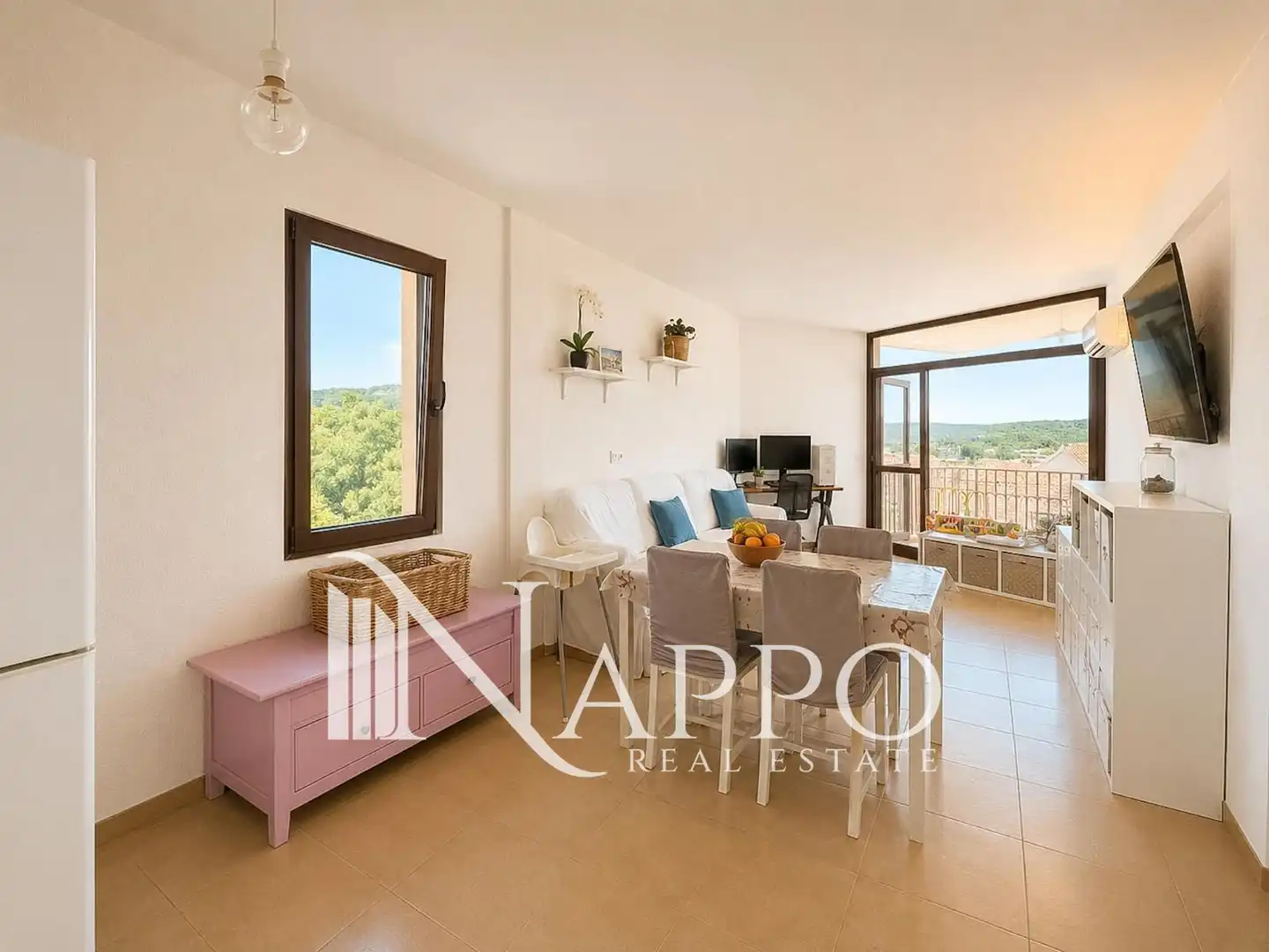Wohnzimmer von Wohnung zum Verkauf in Calvià mit Klimaanlage, Heizung und Terrasse