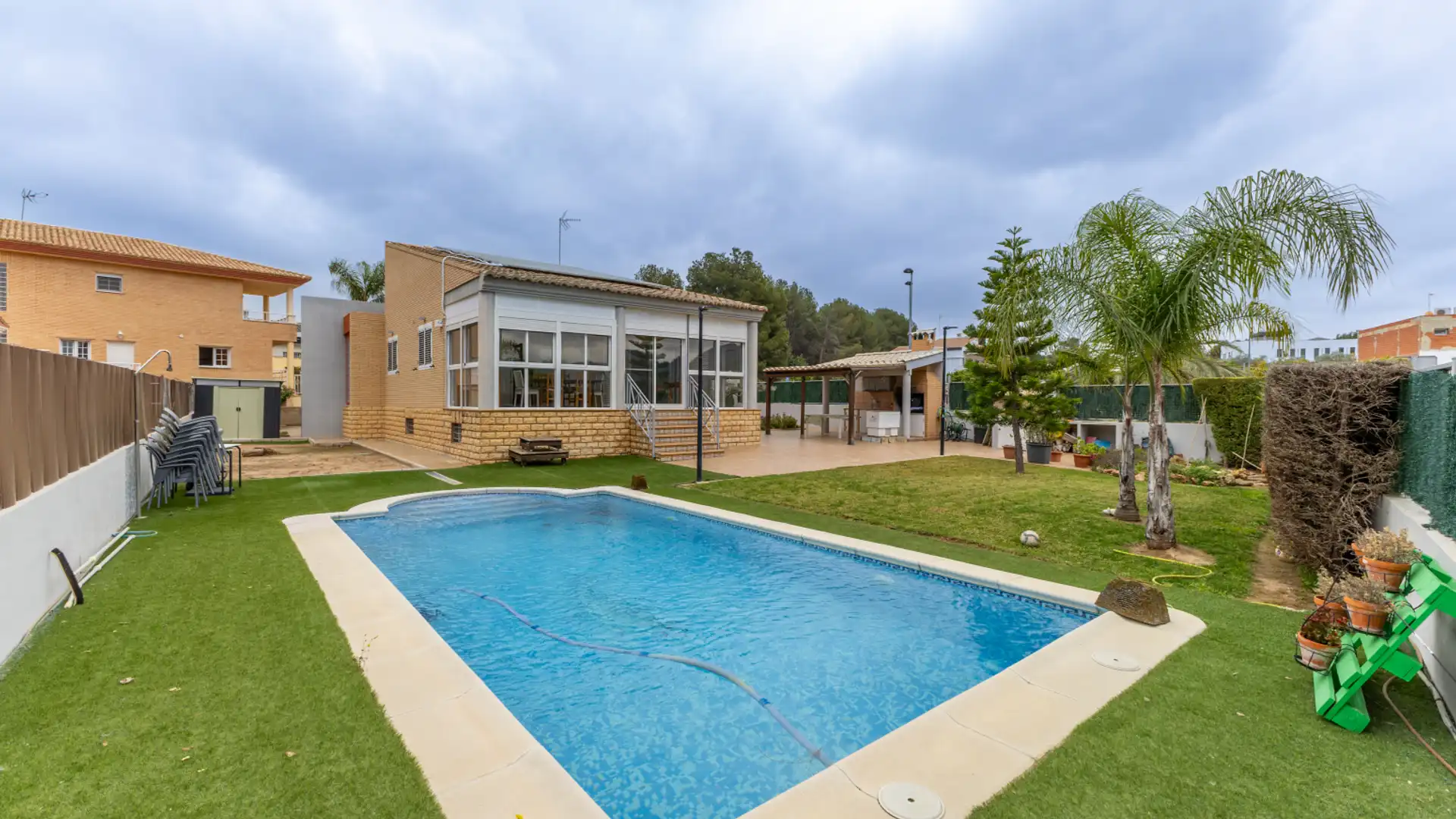 Piscina de Casa o chalet en venta en Albalat dels Tarongers con Aire acondicionado, Calefacción y Jardín privado
