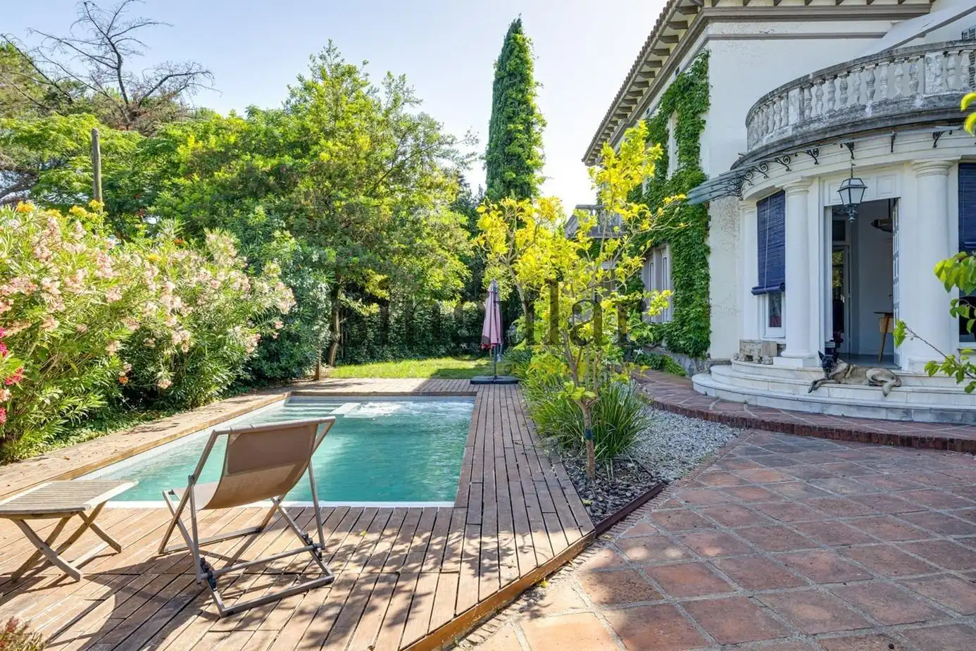 Terrassa de Casa o xalet en venda en Sant Cugat del Vallès amb Calefacció, Jardí privat i Traster